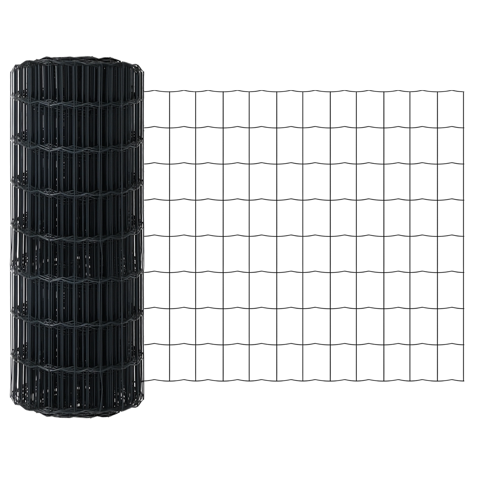 Euro Fence with 11 U Posts Grey 0.4x25 m Steel - Image 5