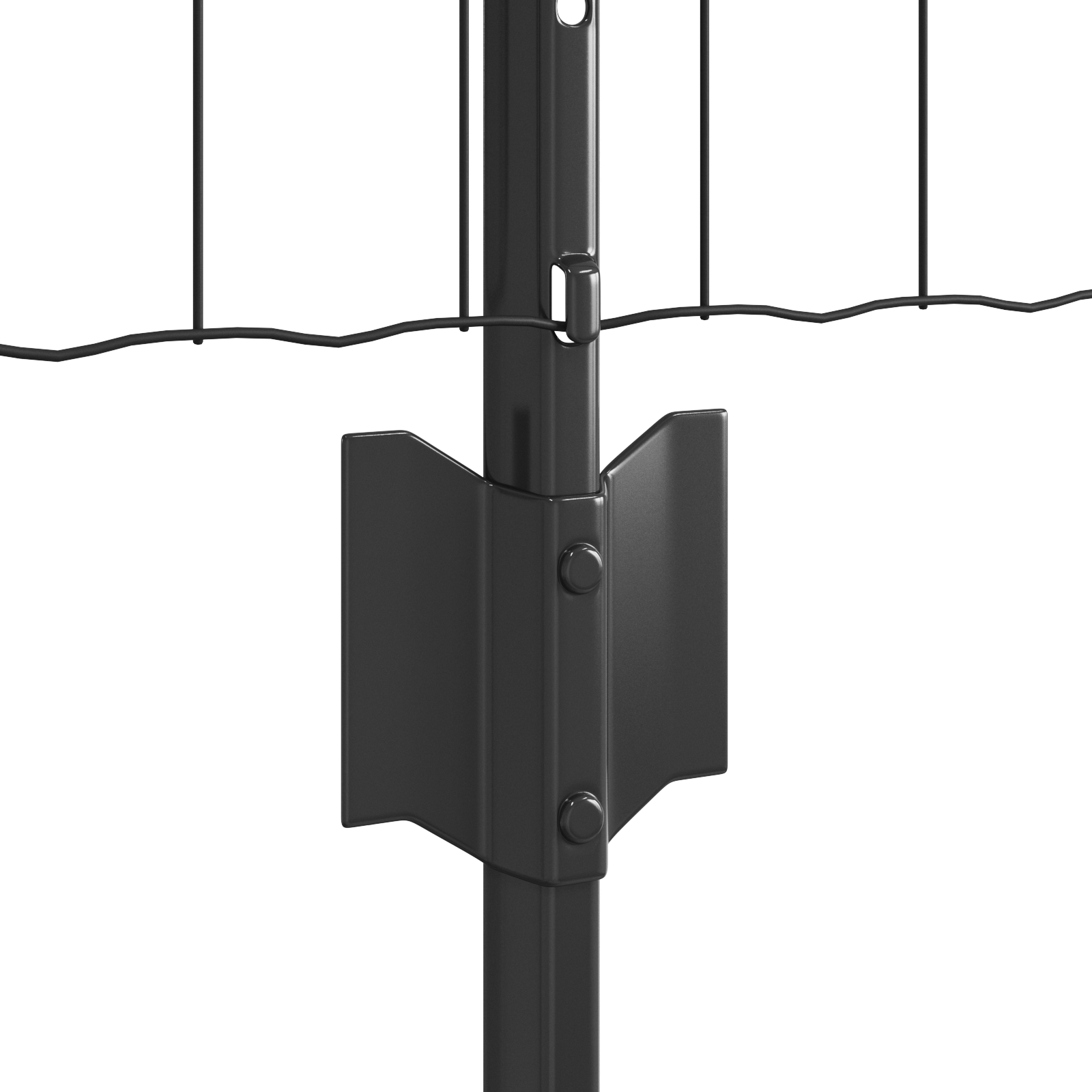 Euro Fence with 11 U Posts Grey 0.4x25 m Steel - Image 6