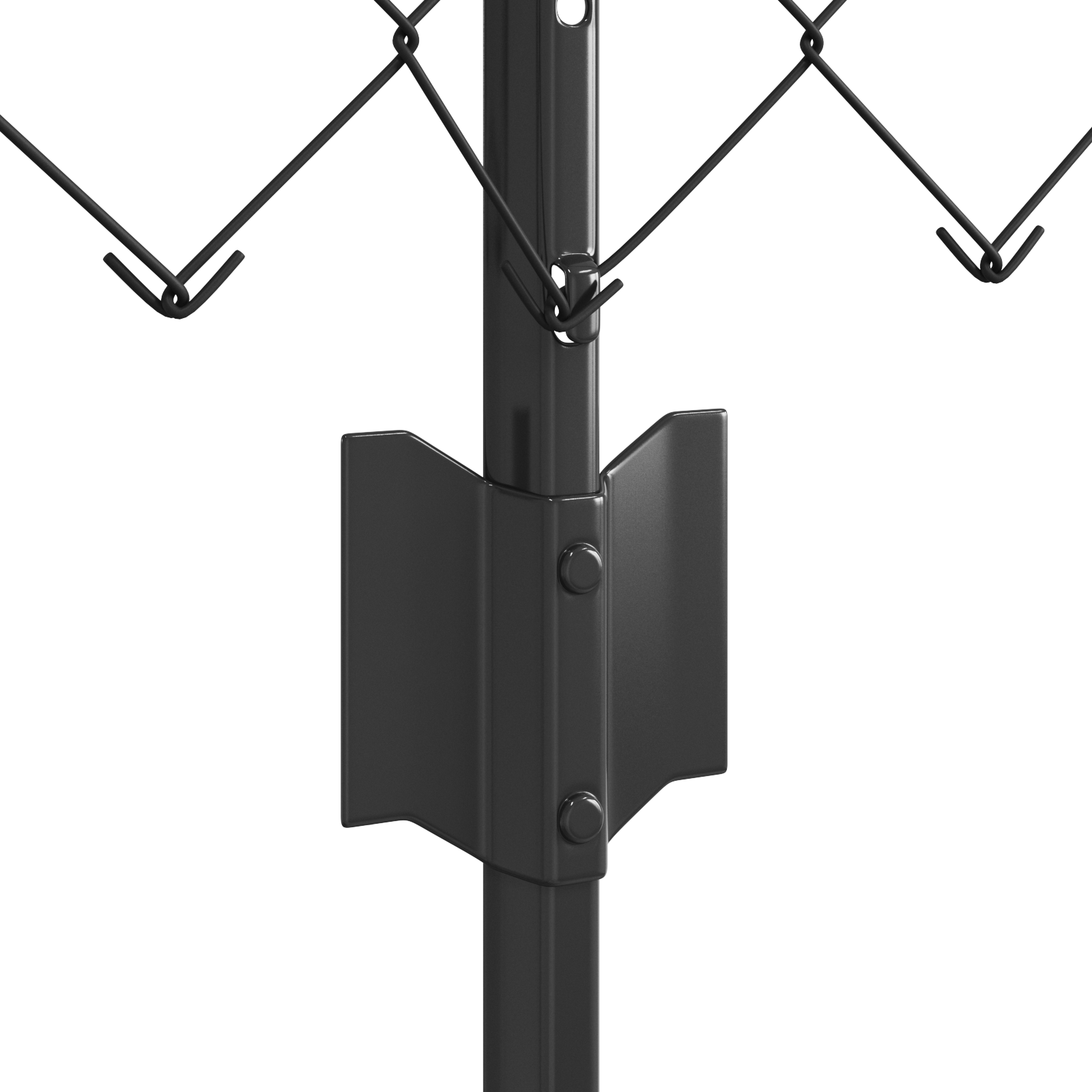 Chain Link Fence with 10 U Posts Grey 0.8x10 m Steel - Image 6