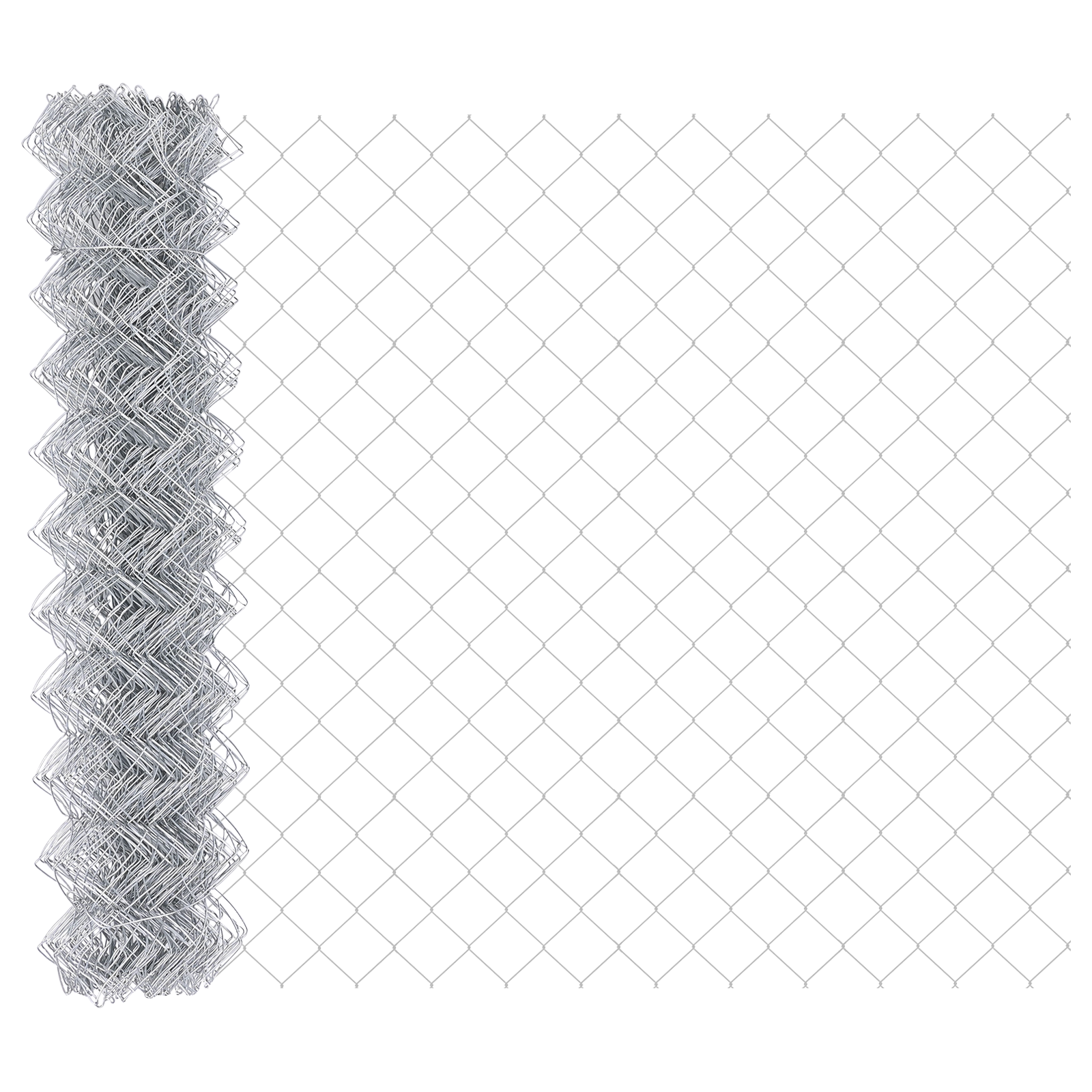 Chain Link Fence with 20 U Posts Silver 1.2x10 m Steel - Image 6