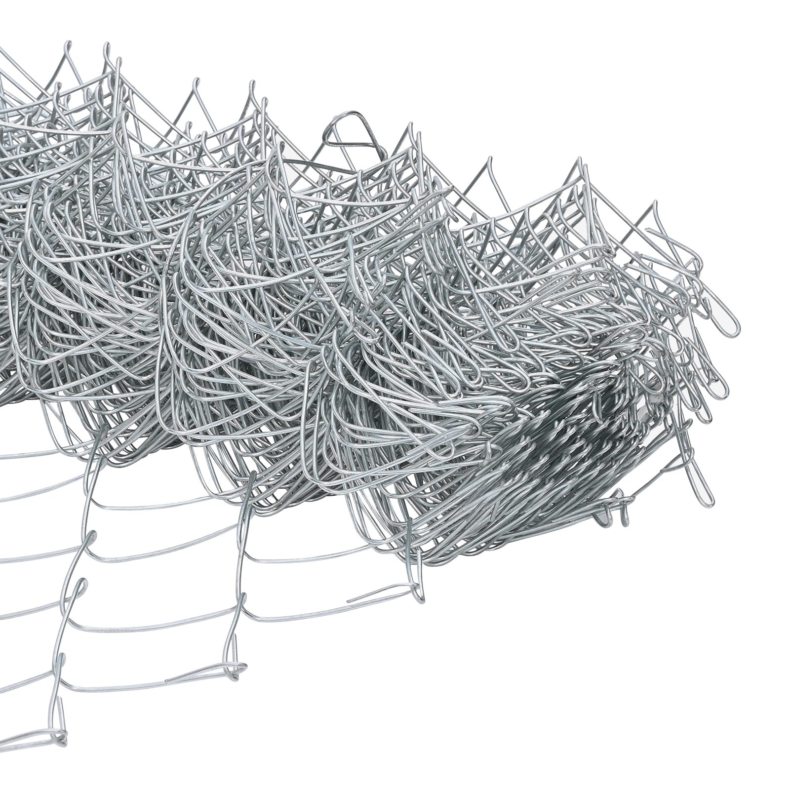 Chain Link Fence with 20 U Posts Silver 1.6x10 m Steel - Image 8