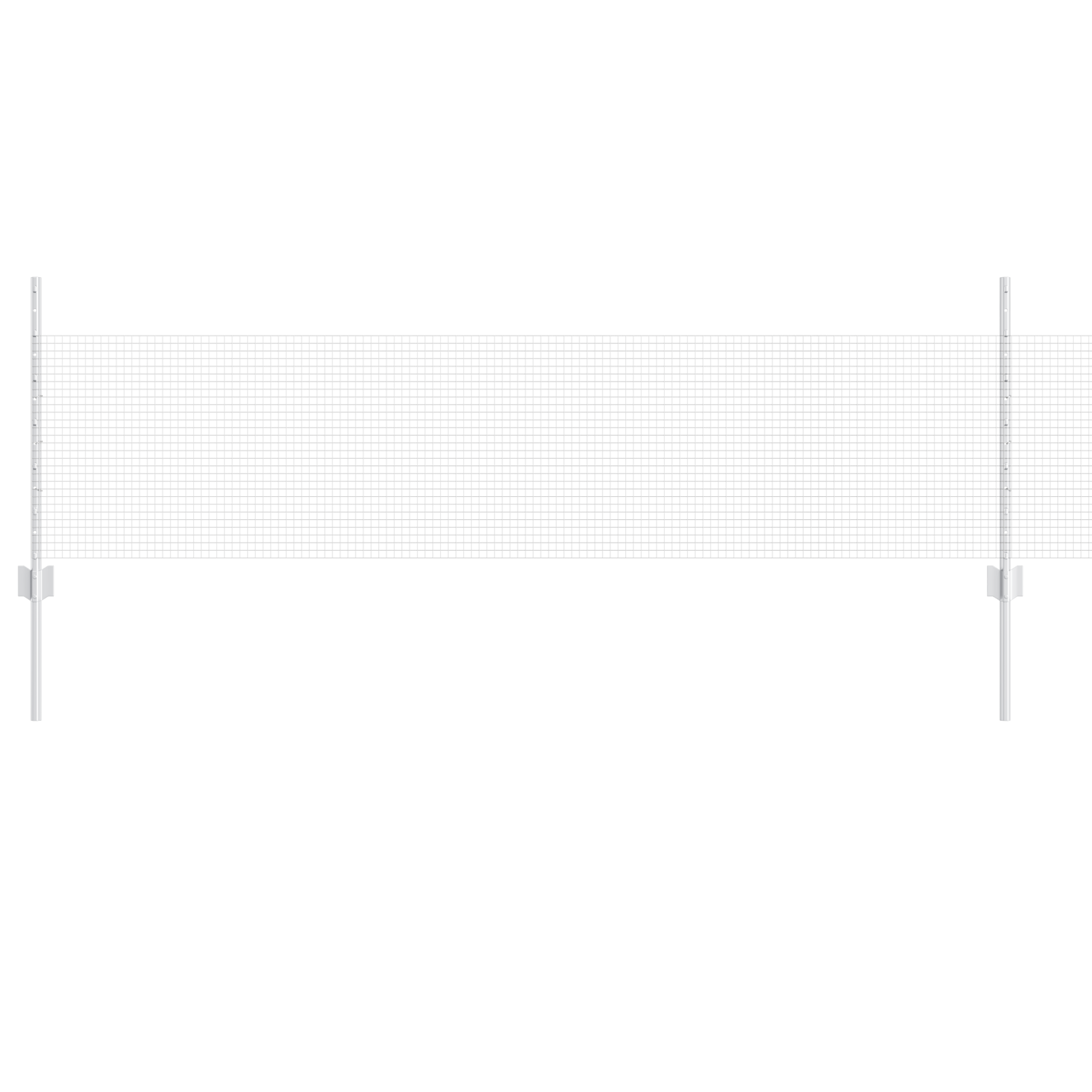 Garden Fence Set Set of 2 Galvanised steel Large Durable - Image 2