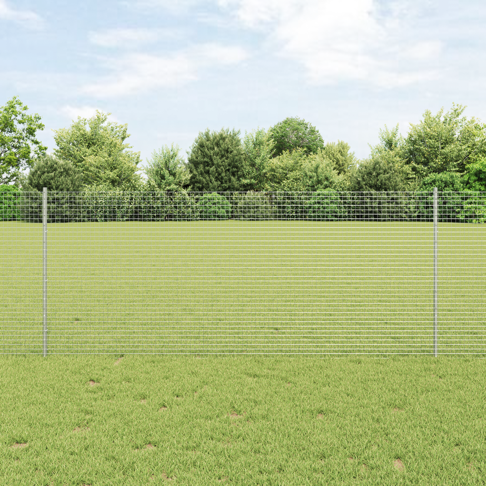Chicken Wire Fence Set Set of 2 Galvanised steel 10 x 1 m Durable