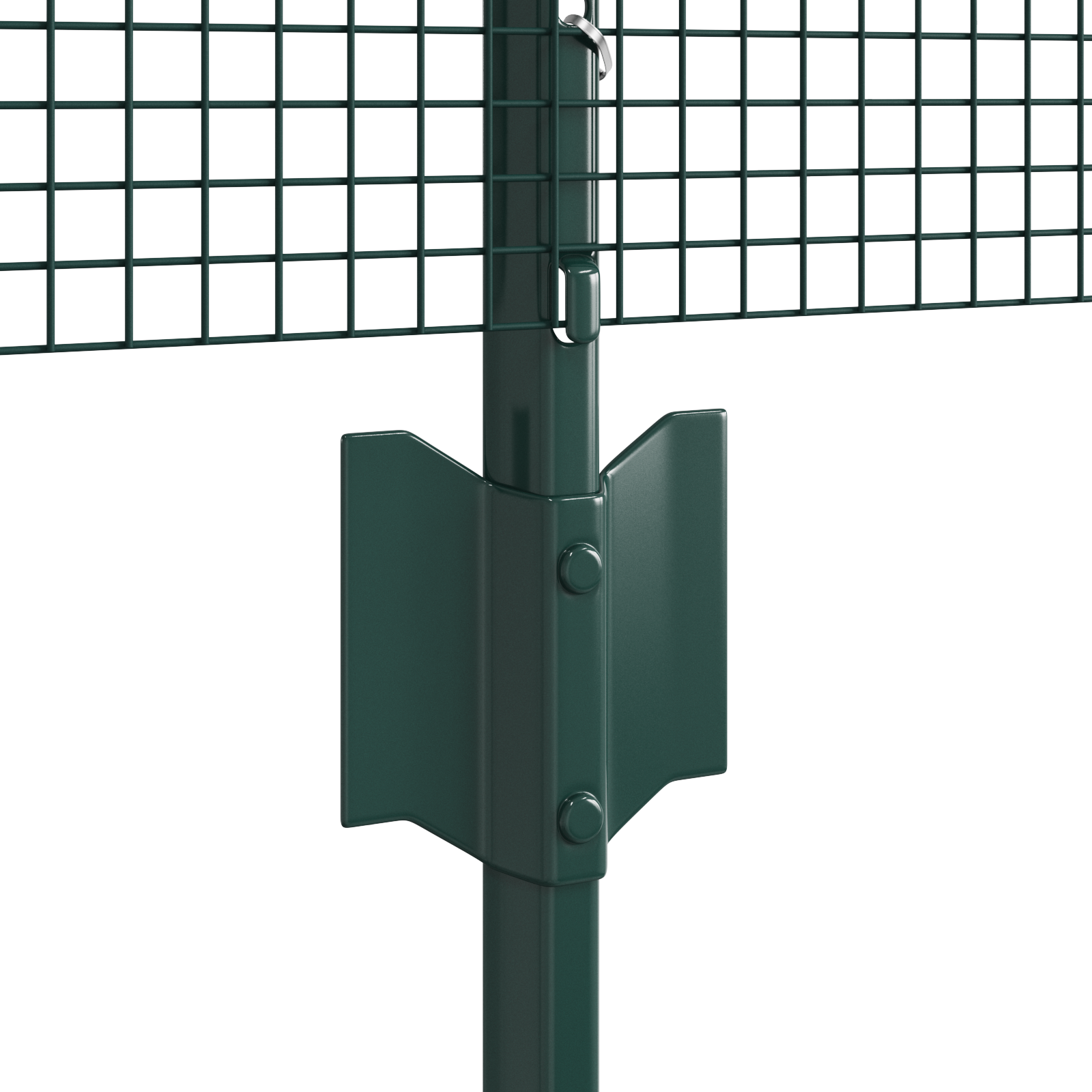 Welded Wire Fence with 5 U Posts Green 0.8x10 m Steel - Image 6