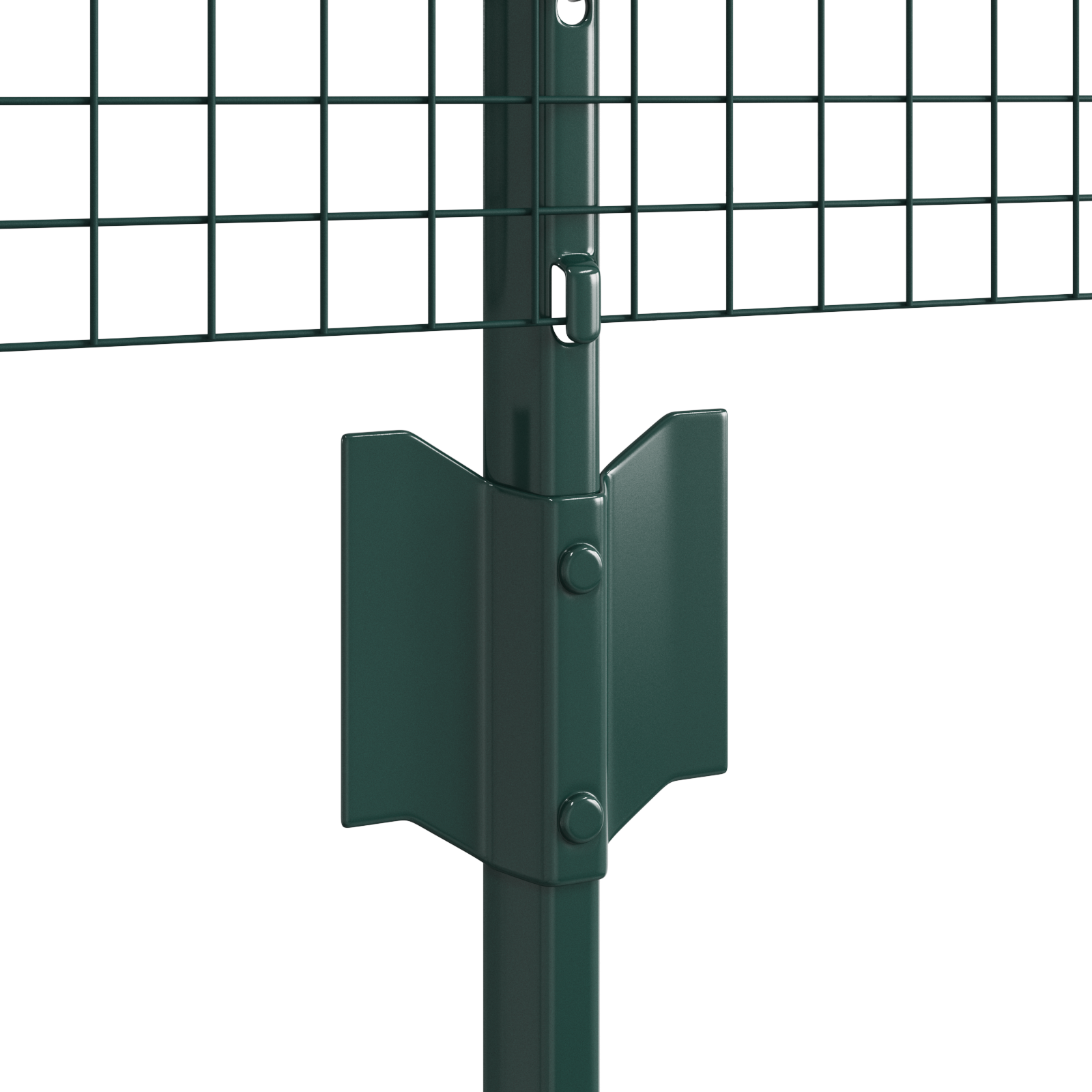 Welded Wire Fence with 11 U Posts Green 0.6x25 m Steel - Image 6