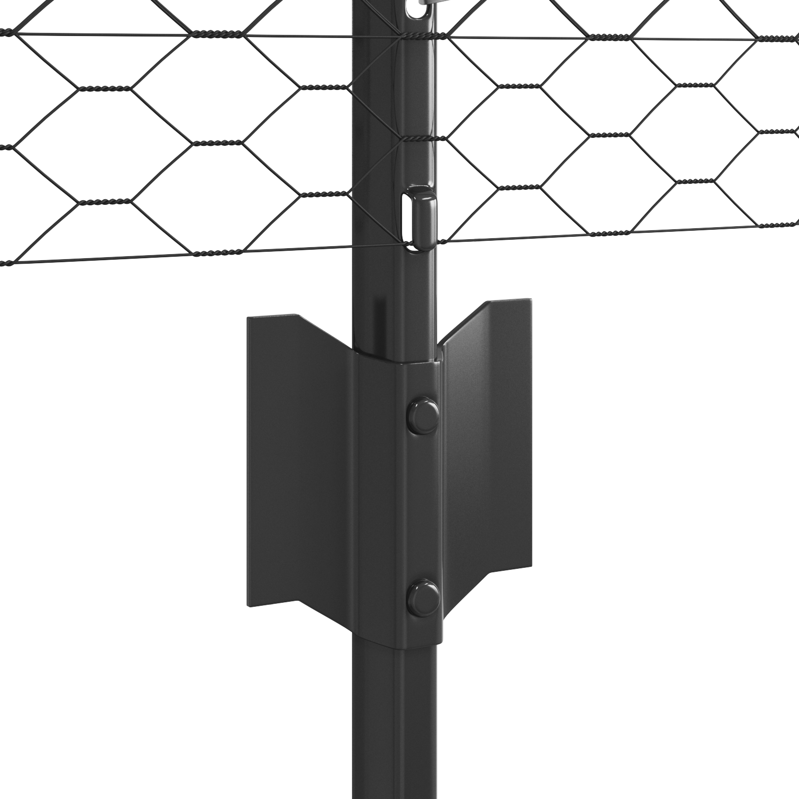 Fence Posts 5 pcs U-Channel Grey 60 cm Steel - Image 6