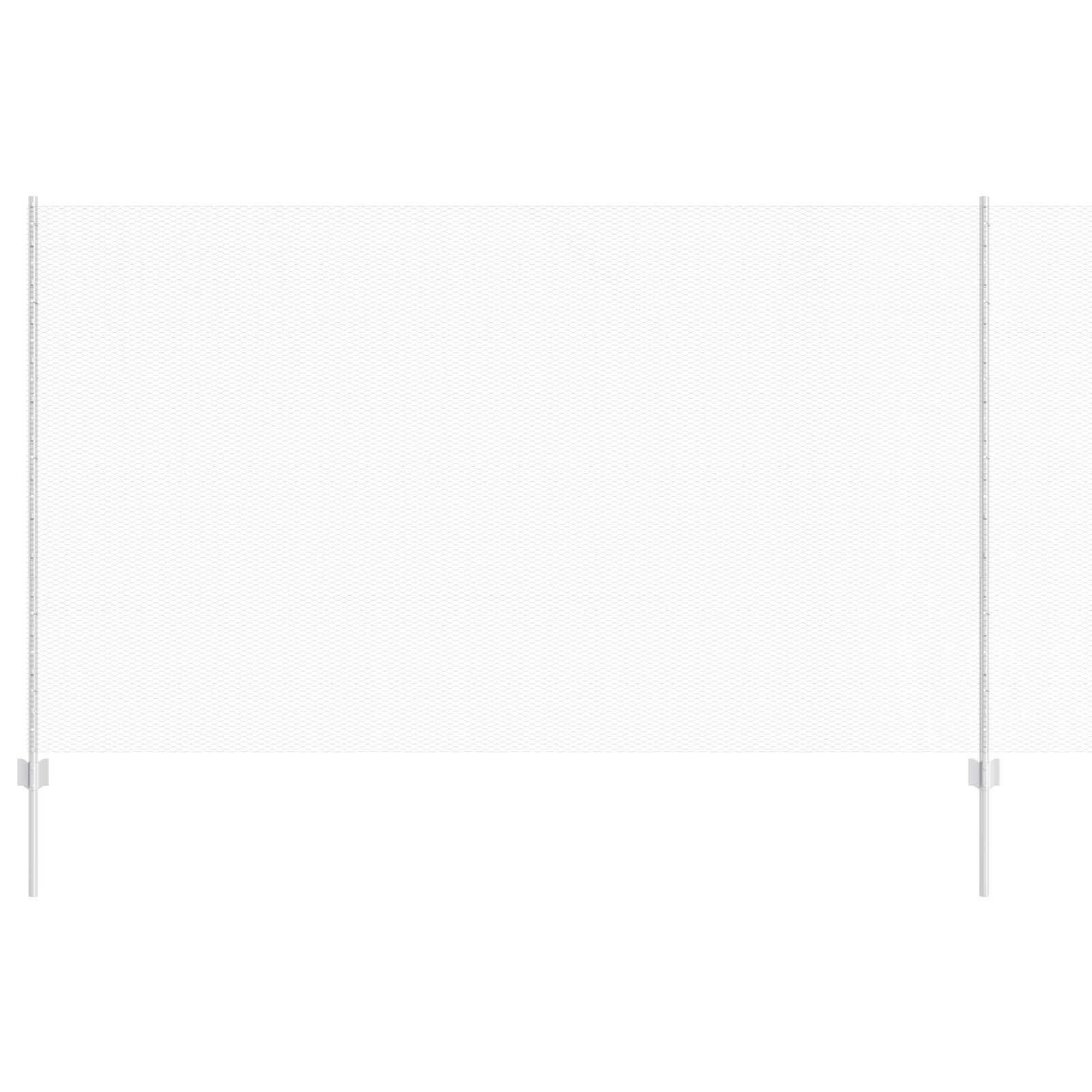 Fence Posts 10 pcs U-Channel 140 cm Galvanised Steel - Image 2