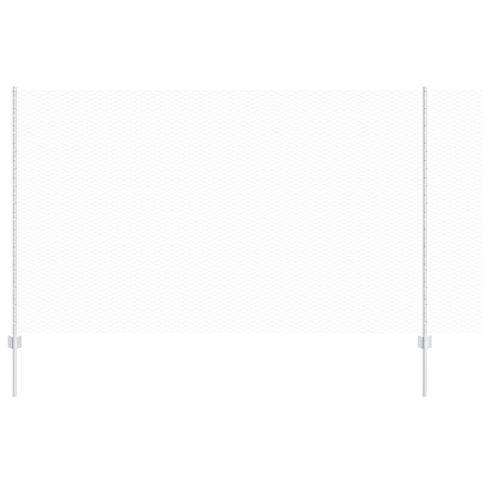 Fence Posts 10 pcs U-Channel 140 cm Galvanised Steel - Image 2