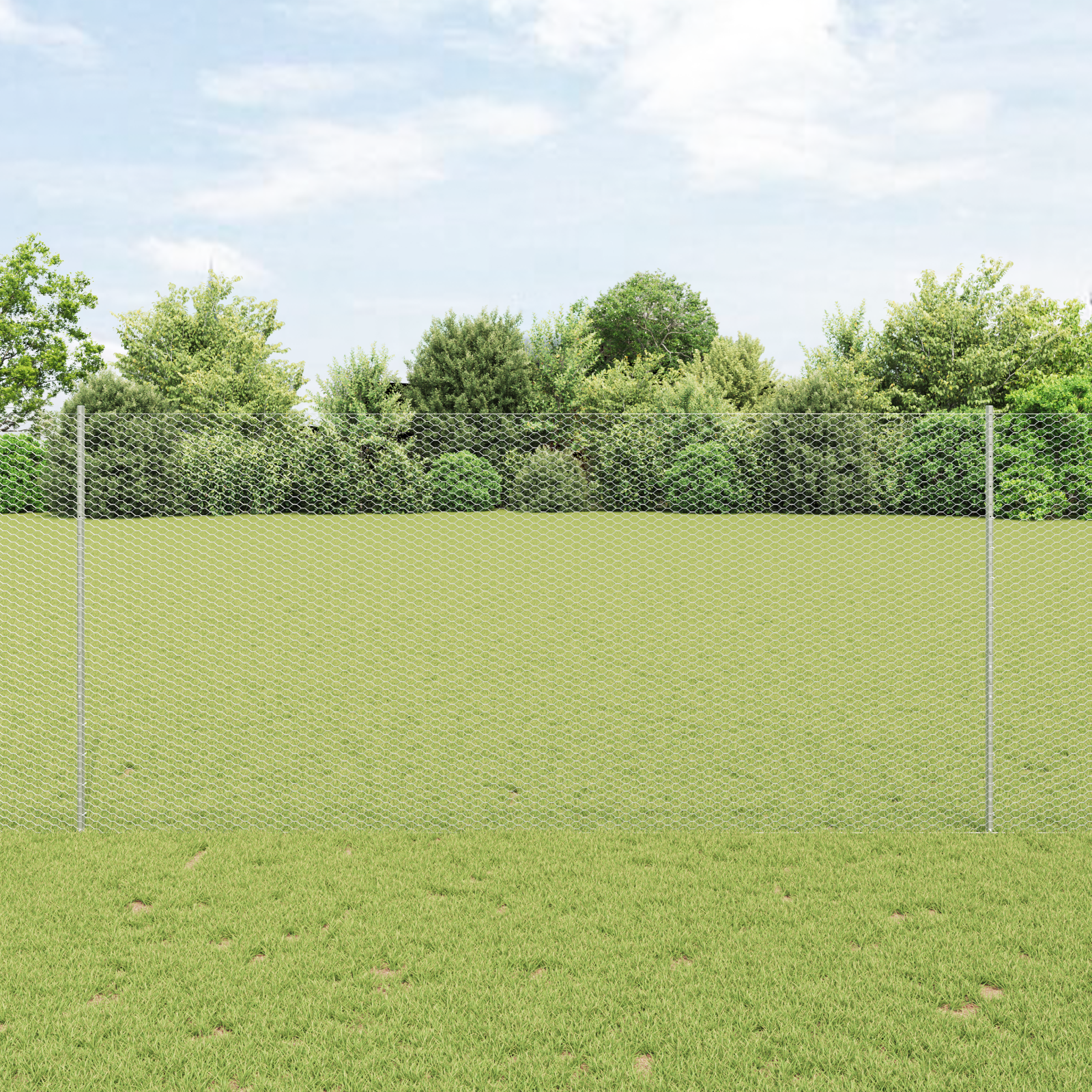 Fence Posts 10 pcs U-Channel 140 cm Galvanised Steel