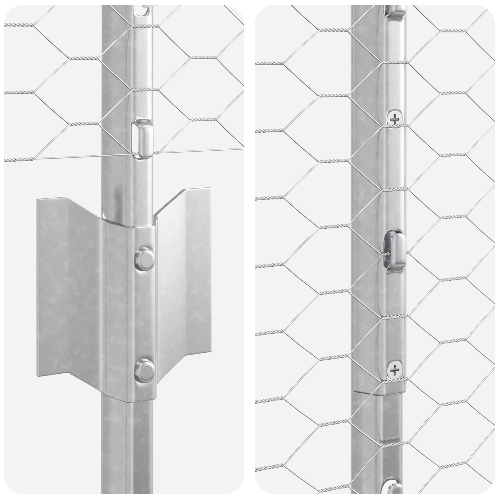 Fence Posts 10 pcs U-Channel 160 cm Galvanised Steel - Image 7