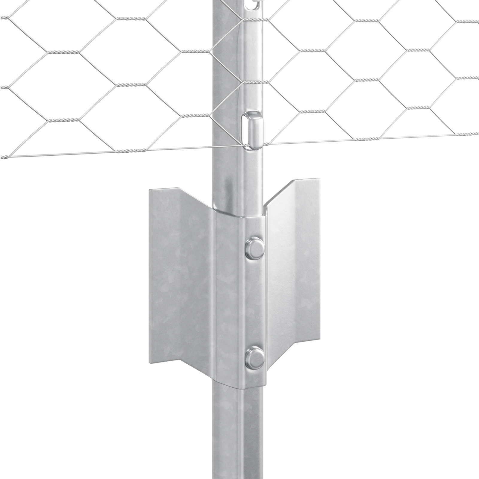 Fence Posts 11 pcs U-Channel 40 cm Galvanised Steel - Image 6