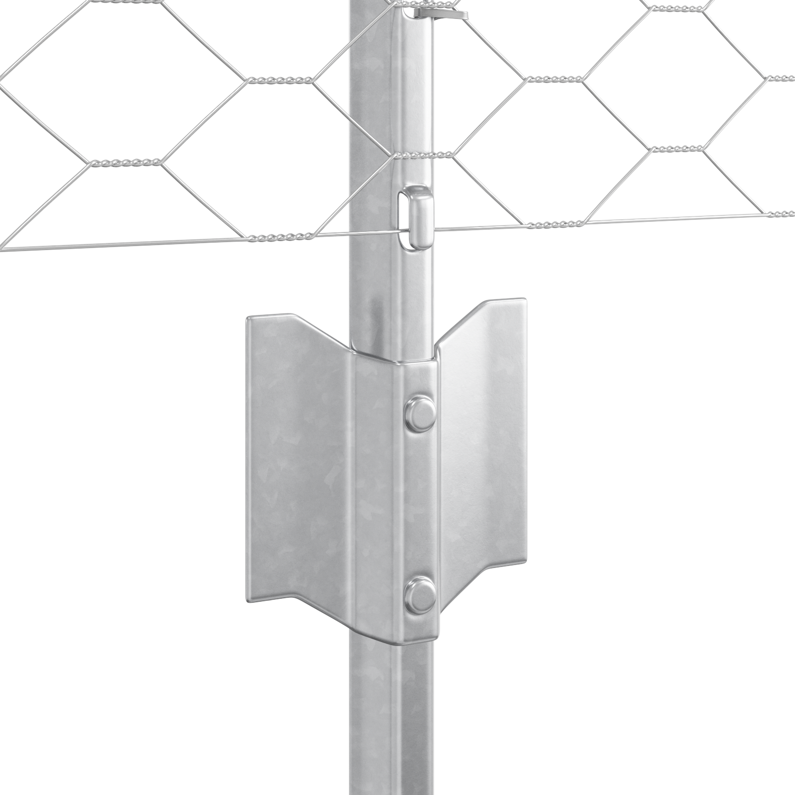 Fence Posts 11 pcs U-Channel 40 cm Galvanised Steel - Image 6
