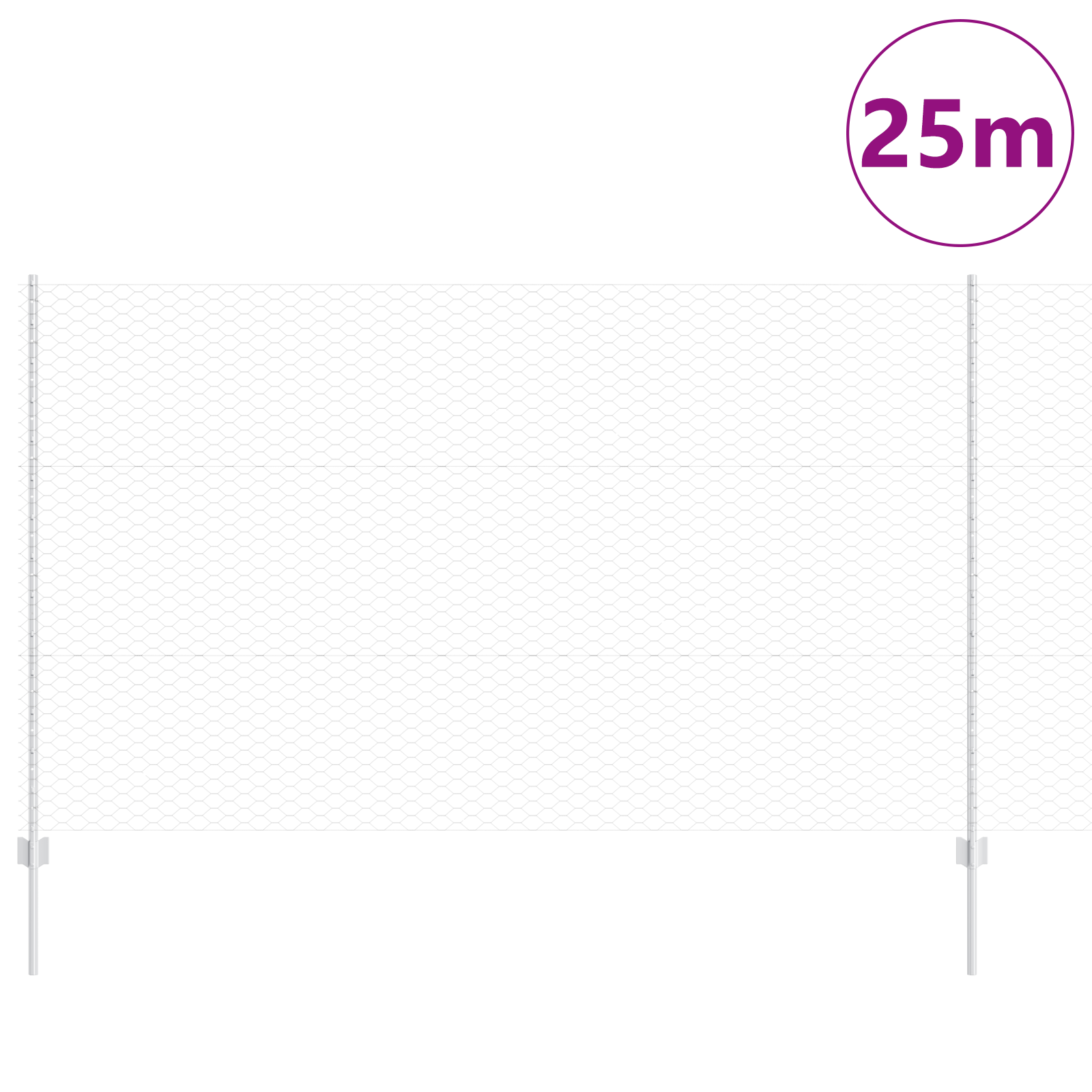 Fence Posts 22 pcs U-Channel 140 cm Galvanised Steel - Image 3
