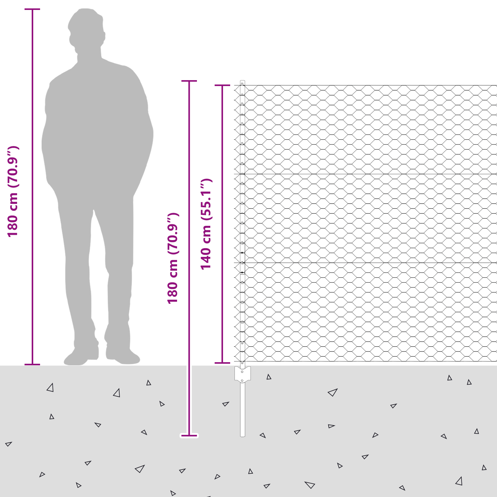 Fence Posts 22 pcs U-Channel 140 cm Galvanised Steel - Image 11