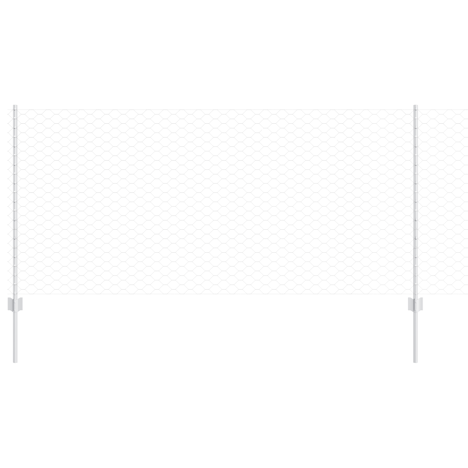 Fence Posts 10 pcs U-Channel 140 cm Galvanised Steel - Image 2