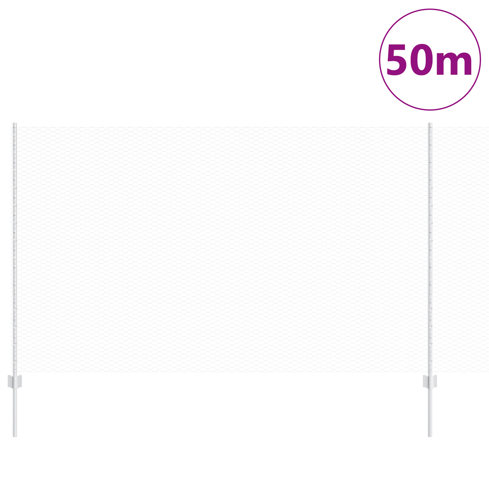 Fence Posts 22 pcs U-Channel 140 cm Galvanised Steel - Image 3