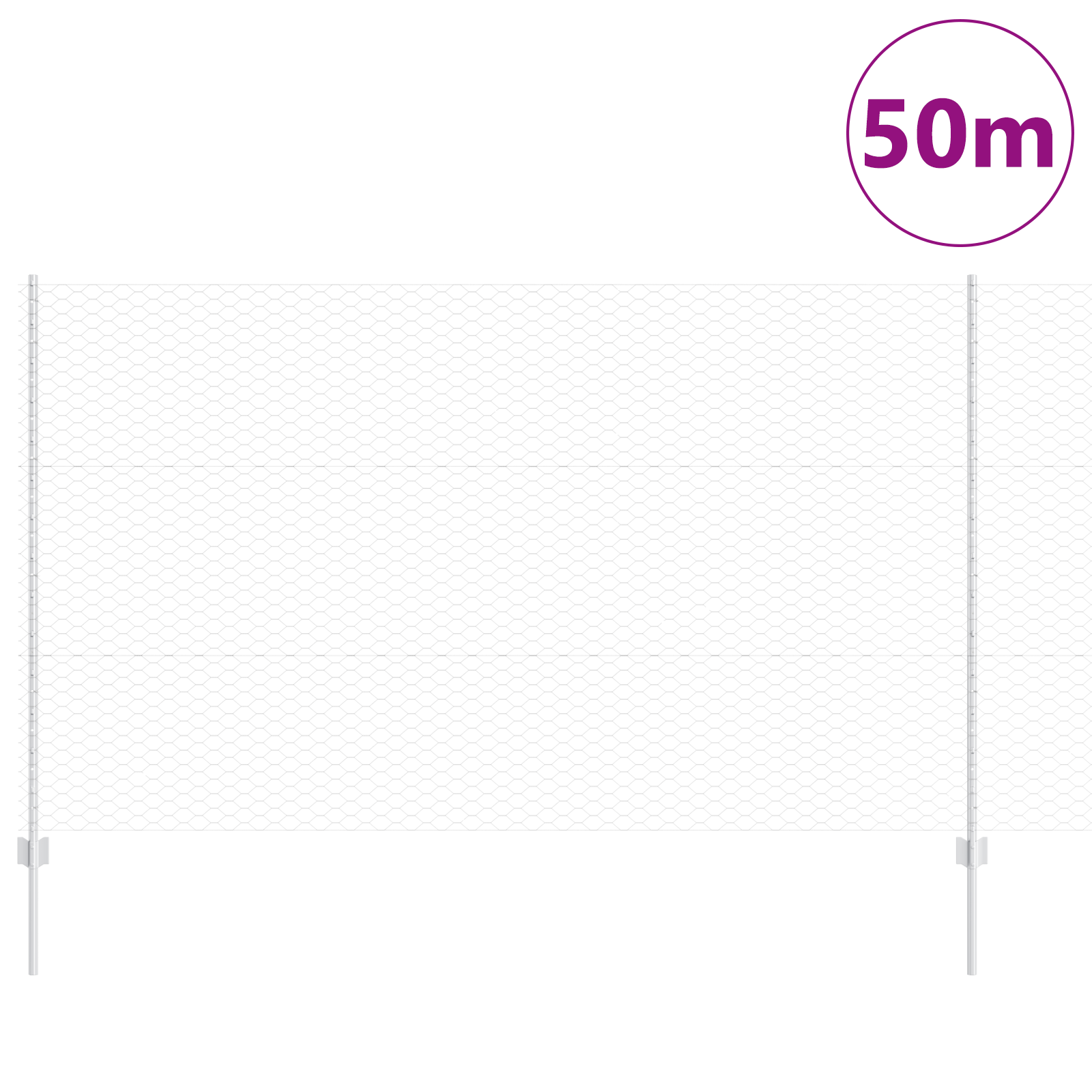 Fence Posts 22 pcs U-Channel 140 cm Galvanised Steel - Image 3