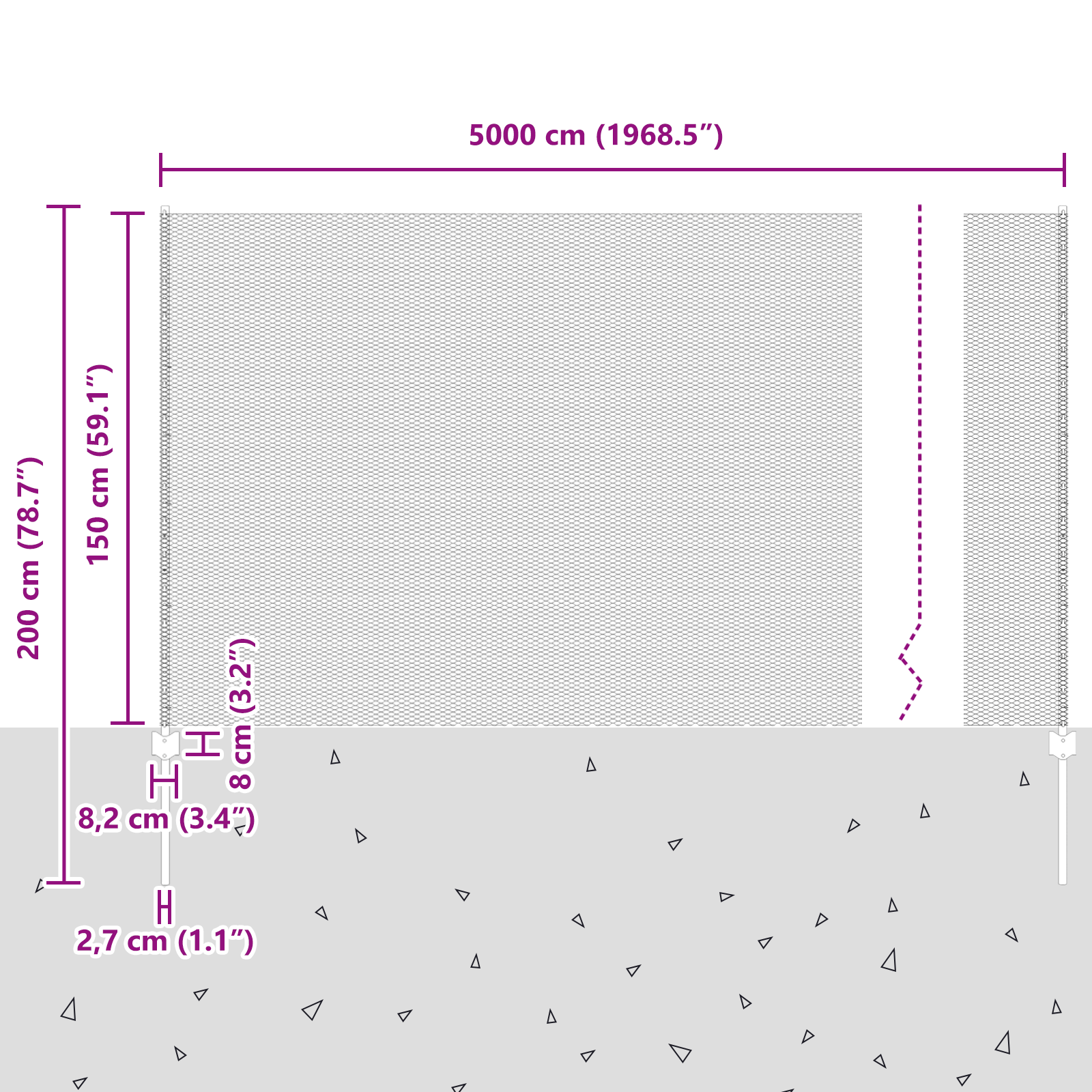 Fence Posts 22 pcs U-Channel 150 cm Galvanised Steel - Image 11