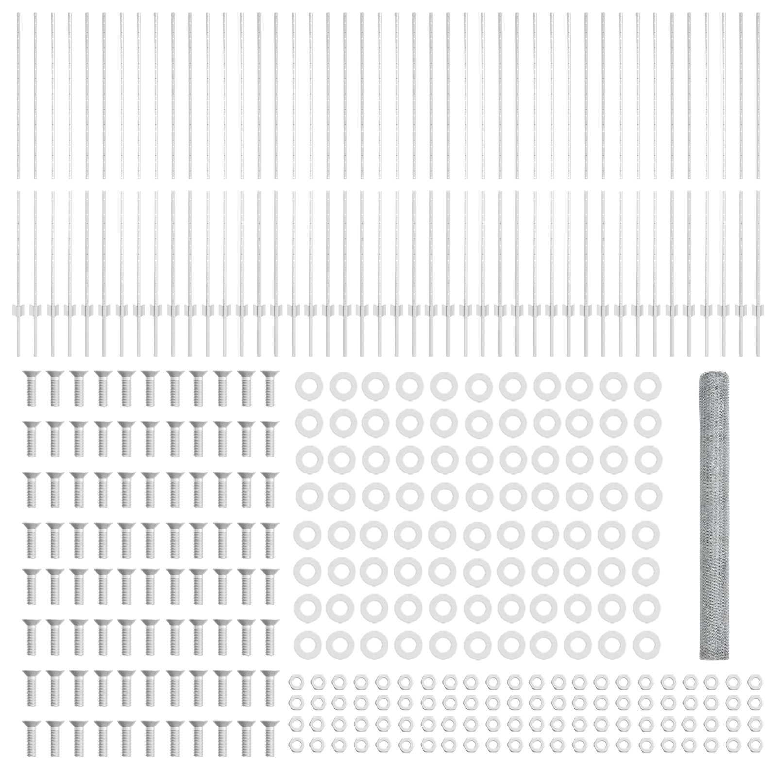 Fence Posts 22 pcs U-Channel 150 cm Galvanised Steel - Image 5
