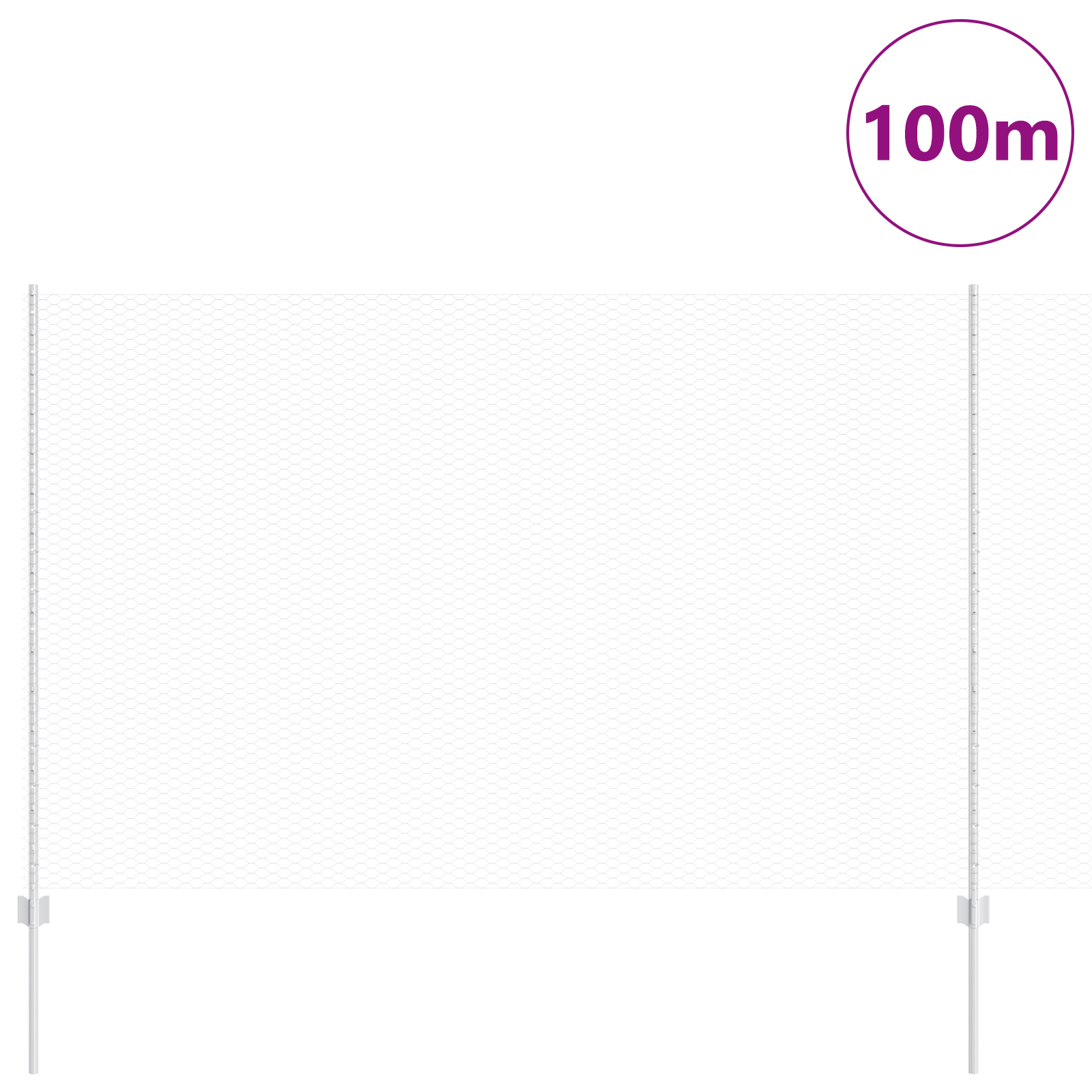 Fence Posts 22 pcs U-Channel 160 cm Galvanised Steel - Image 3