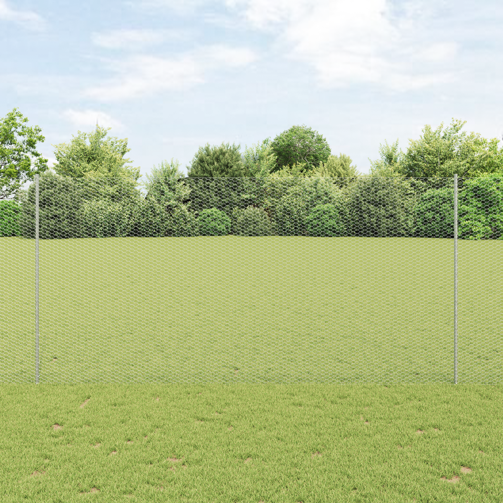 Fence Posts 22 pcs U-Channel 160 cm Galvanised Steel