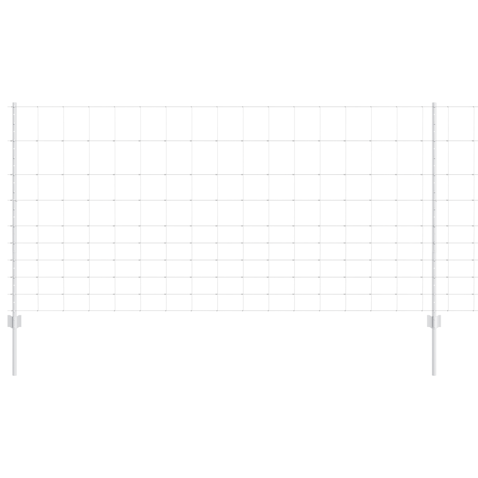 Fence Posts 22 pcs U-Channel 120 cm Galvanised Steel - Image 2