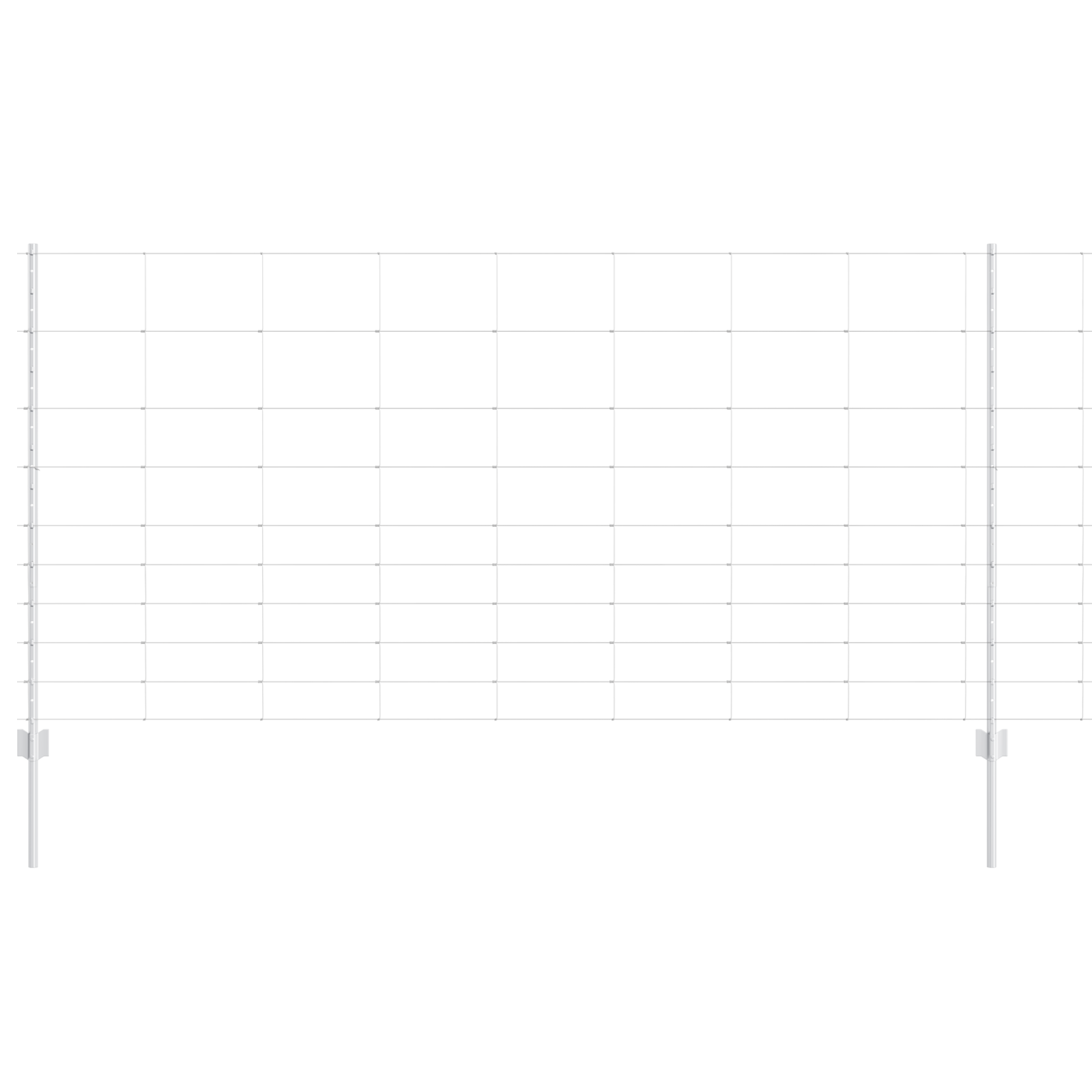 Fence Posts 22 pcs U-Channel 120 cm Galvanised Steel - Image 2