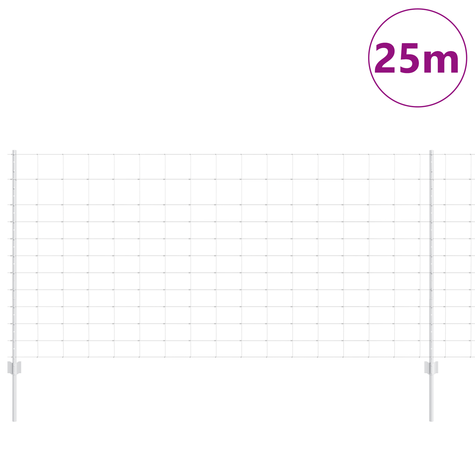 Fence Posts 22 pcs U-Channel 120 cm Galvanised Steel - Image 3