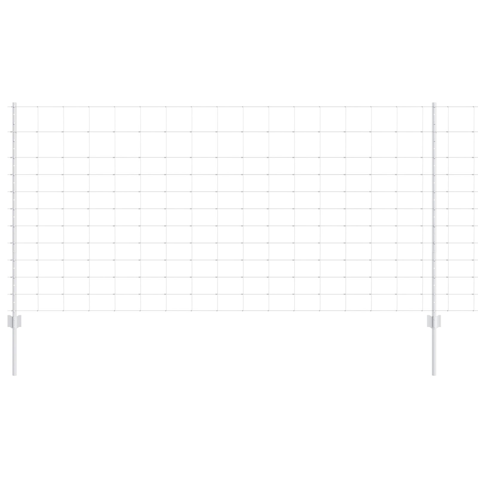 Fence Posts 22 pcs U-Channel 120 cm Galvanised Steel - Image 2