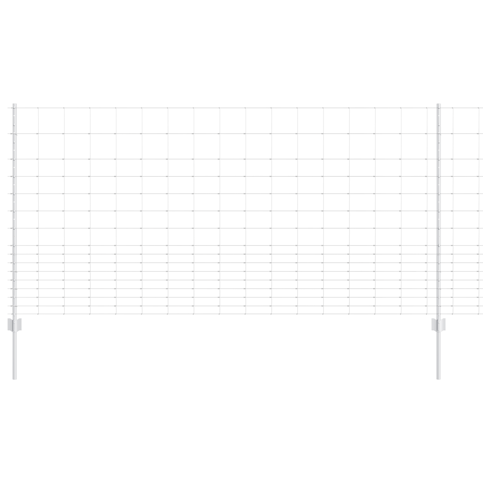 Fence Posts 22 pcs U-Channel 120 cm Galvanised Steel - Image 2