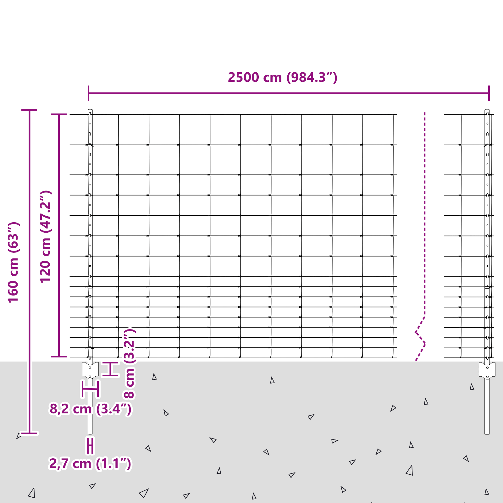 Fence Posts 22 pcs U-Channel 120 cm Galvanised Steel - Image 11