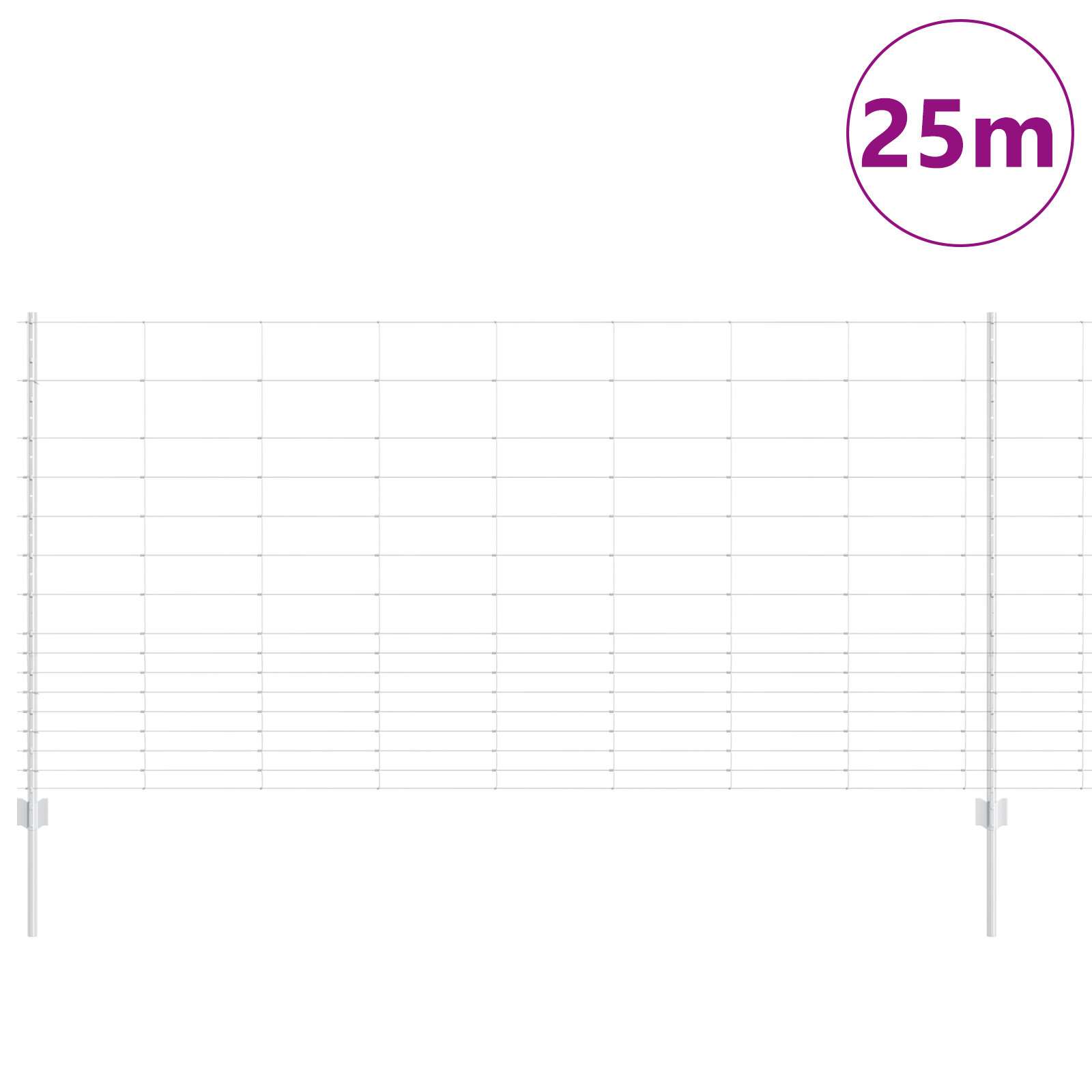 Fence Posts 22 pcs U-Channel 120 cm Galvanised Steel - Image 3
