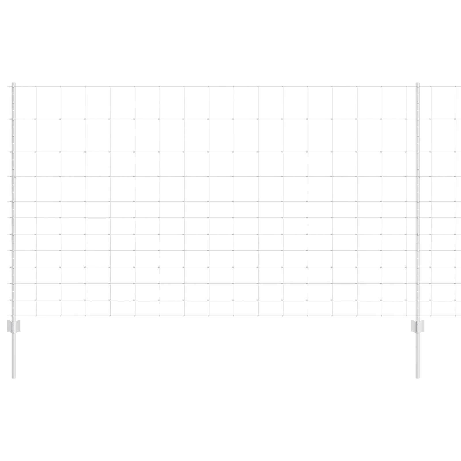 Fence Posts 22 pcs U-Channel 140 cm Galvanised Steel - Image 2