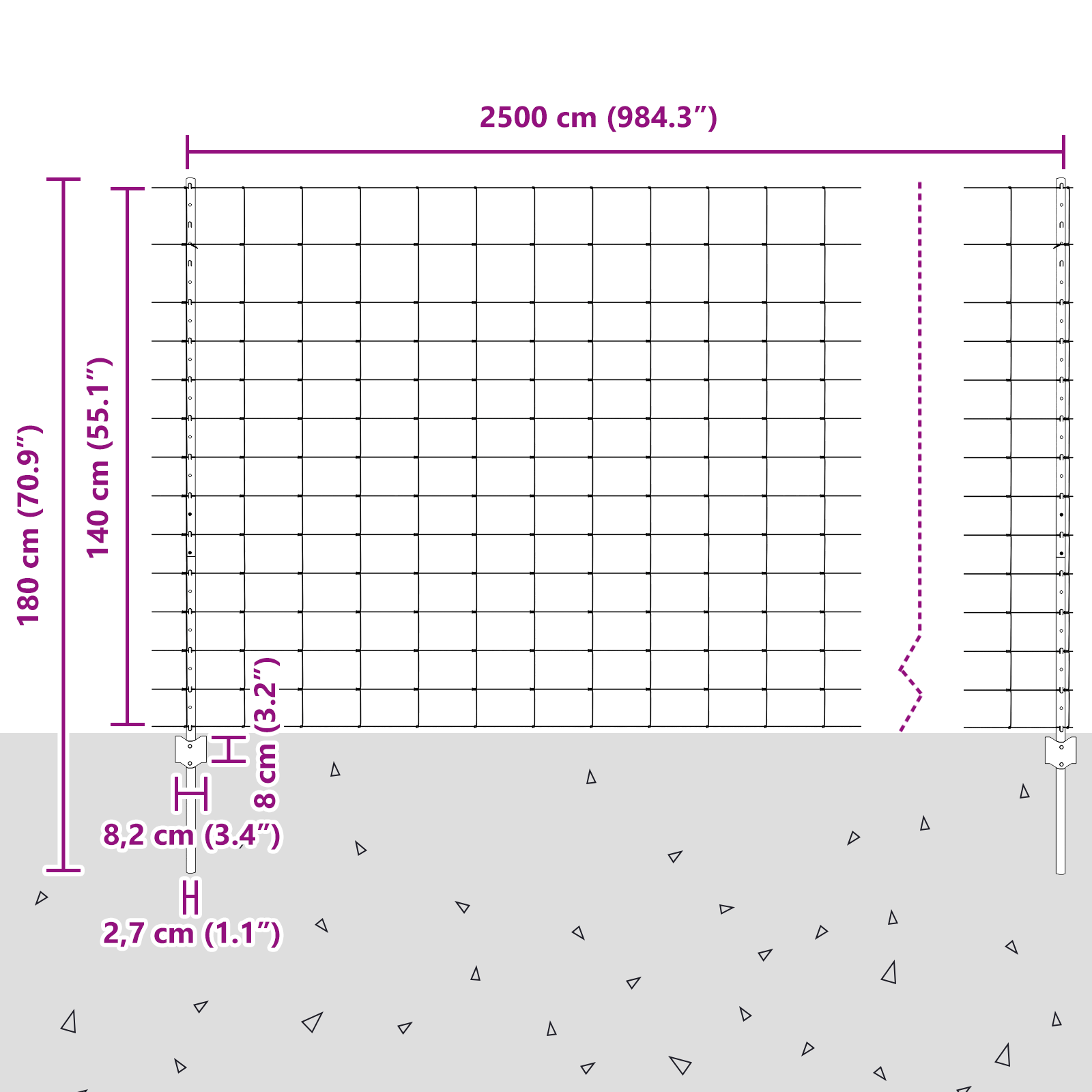 Fence Posts 22 pcs U-Channel 140 cm Galvanised Steel - Image 11