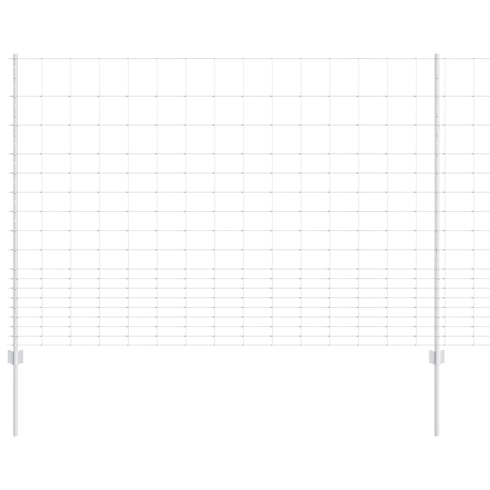 Fence Posts 22 pcs U-Channel 150 cm Galvanised Steel - Image 2