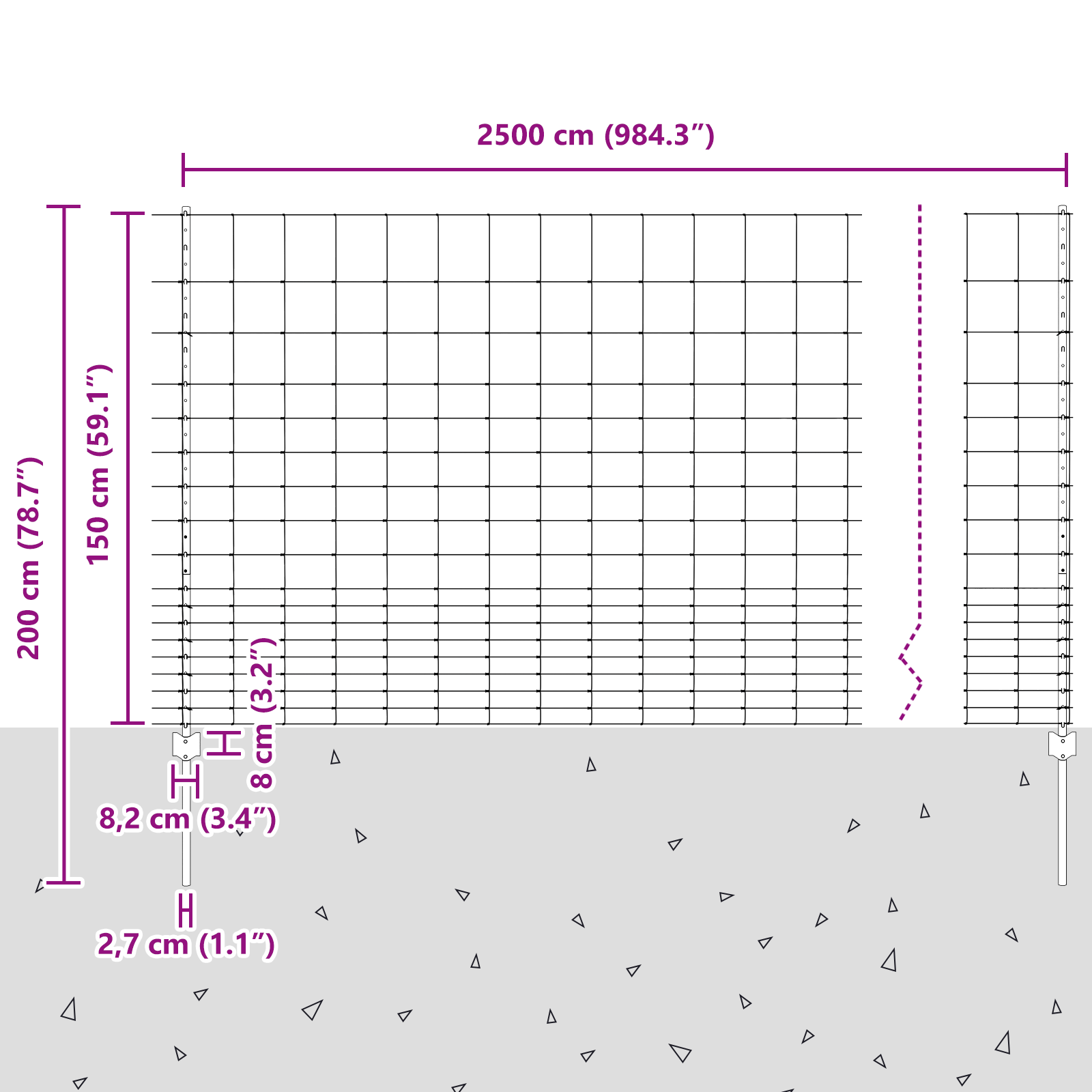 Fence Posts 22 pcs U-Channel 150 cm Galvanised Steel - Image 11