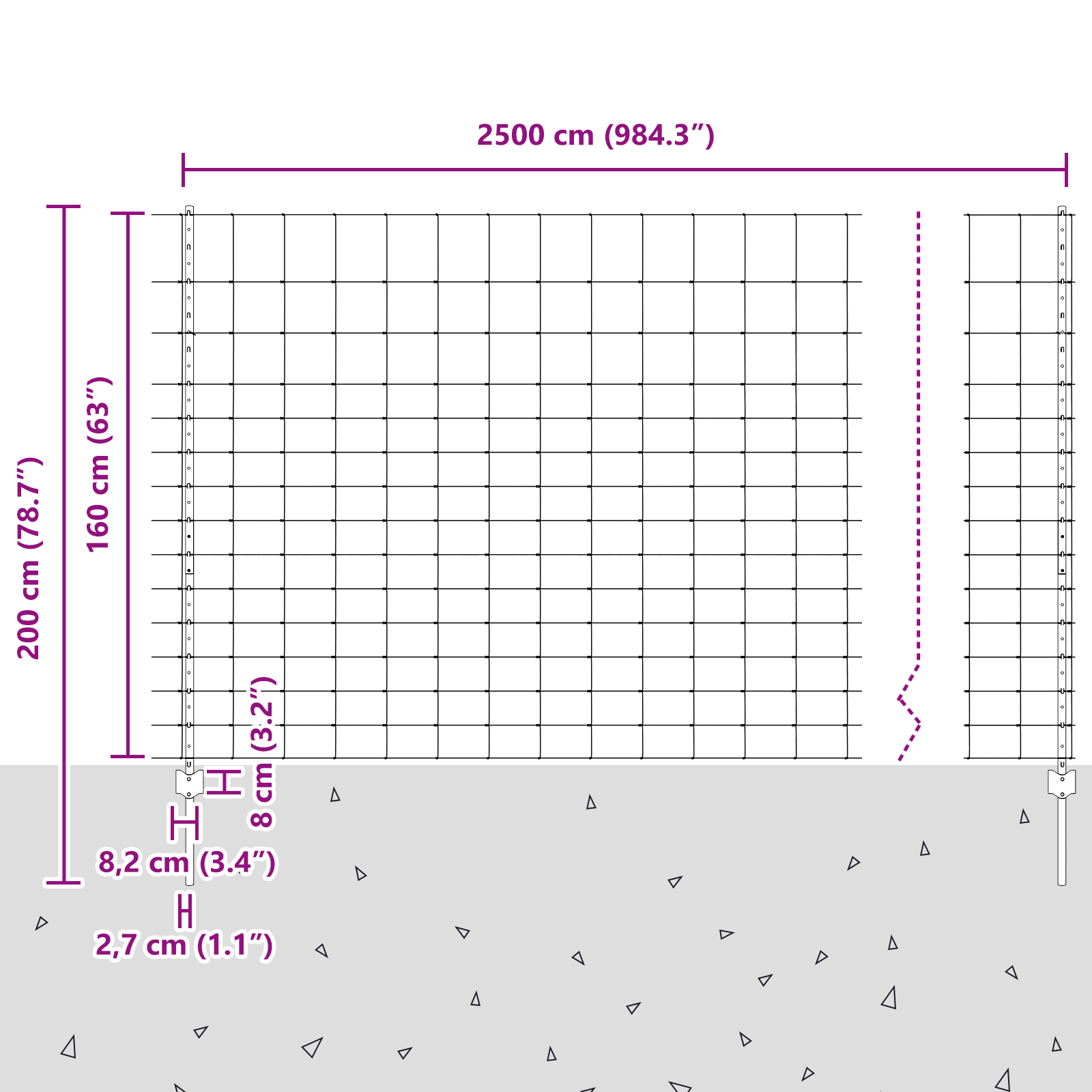 Fence Posts 22 pcs U-Channel 160 cm Galvanised Steel - Image 11