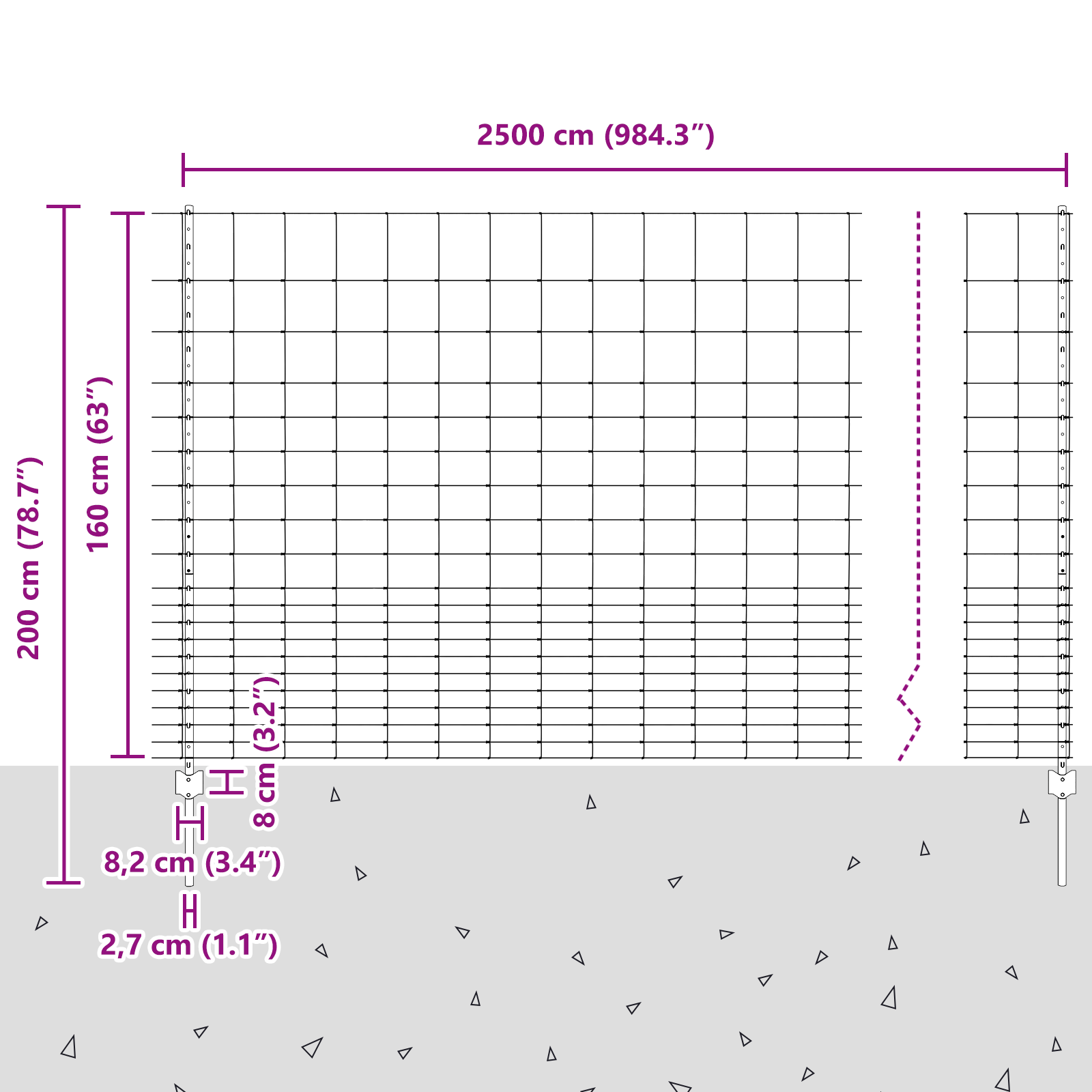 Fence Posts 22 pcs U-Channel 160 cm Galvanised Steel - Image 11