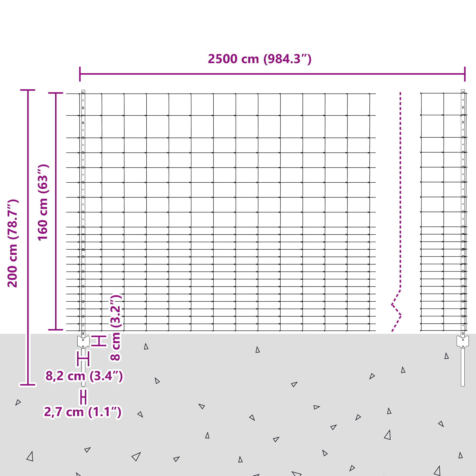 Fence Posts 22 pcs U-Channel 160 cm Galvanised Steel - Image 11