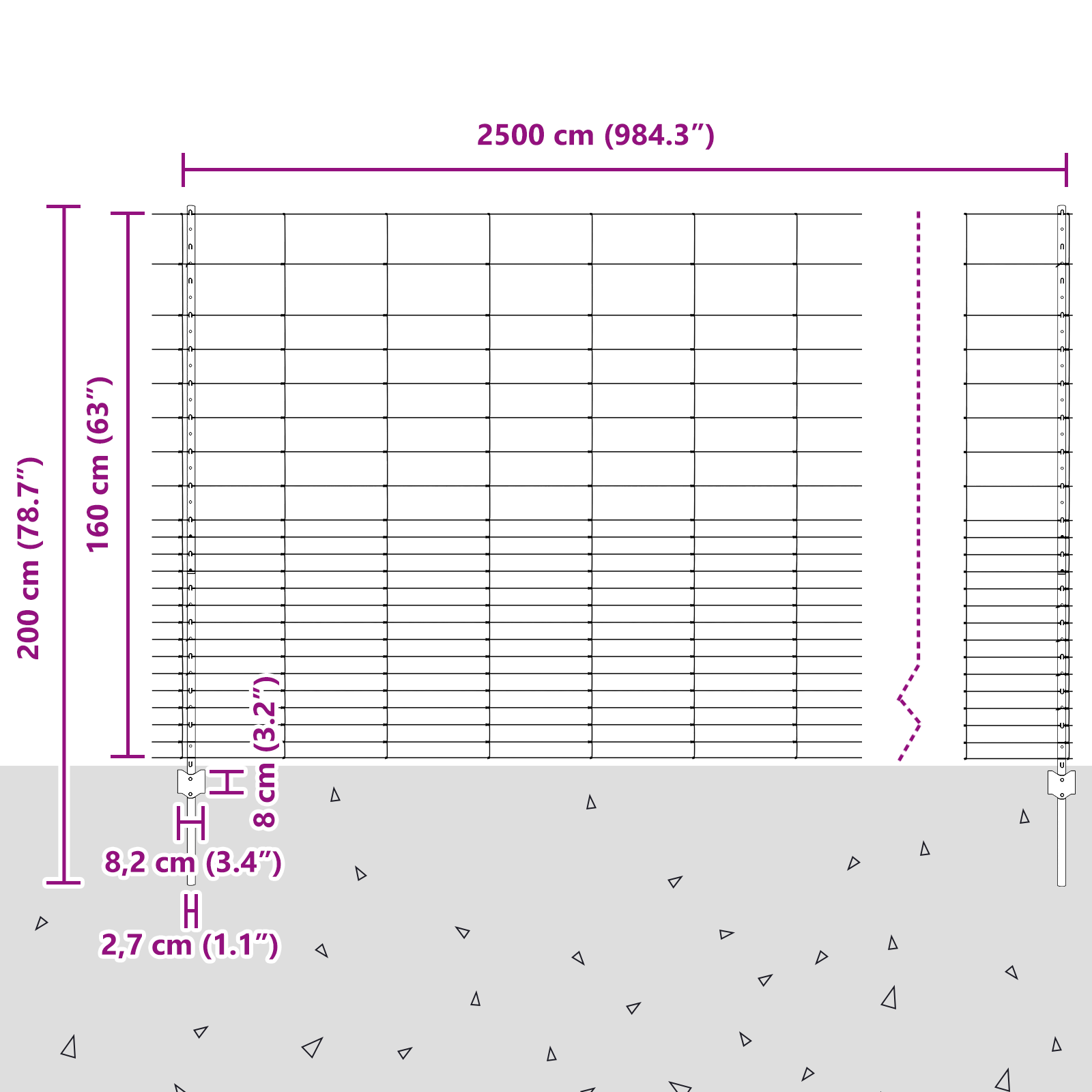 Fence Posts 22 pcs U-Channel 160 cm Galvanised Steel - Image 11
