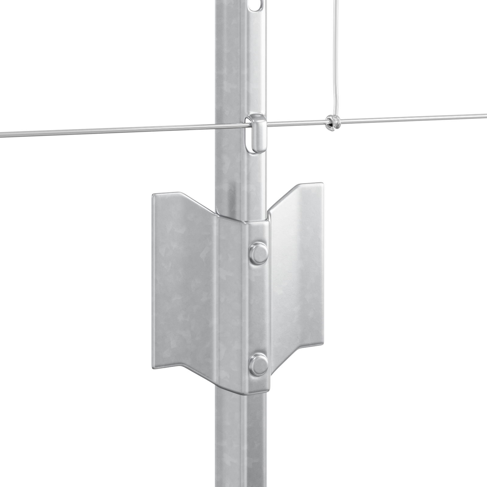 Fence Posts 11 pcs U-Channel 80 cm Galvanized Steel - Image 6