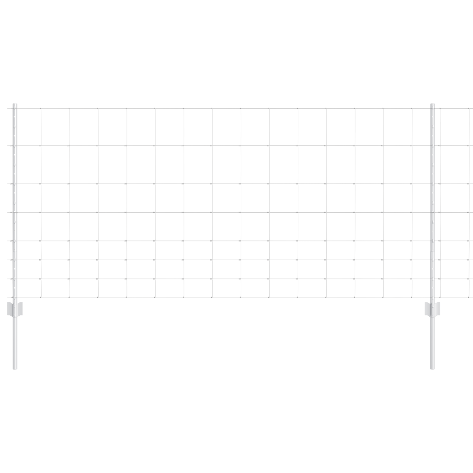 Fence Posts 22 pcs U-Channel 100 cm Galvanised Steel - Image 2