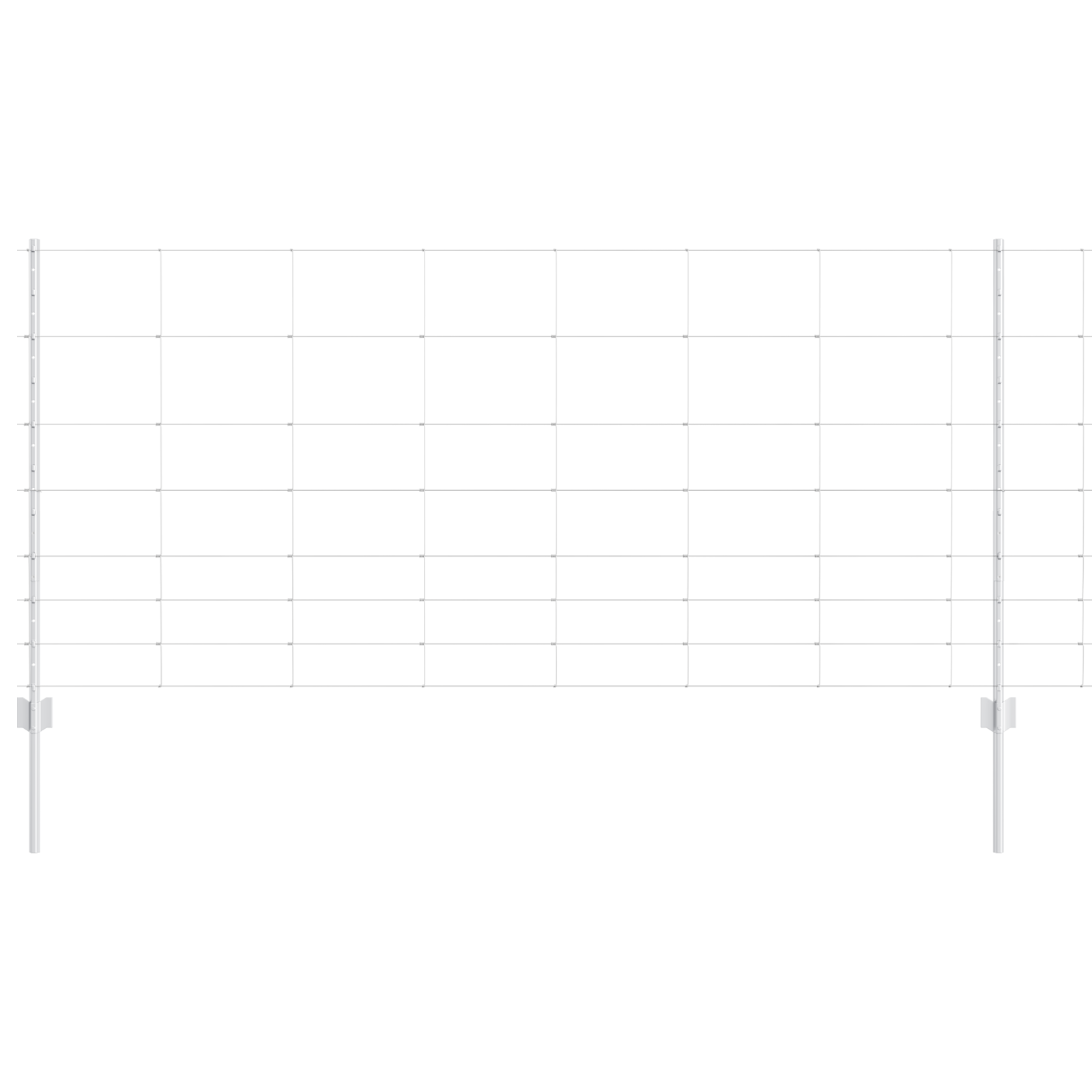 Fence Posts 22 pcs U-Channel 100 cm Galvanised Steel - Image 2