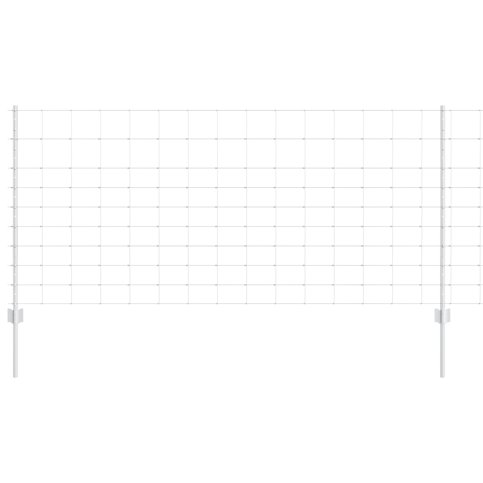 Fence Posts 22 pcs U-Channel 100 cm Galvanised Steel - Image 2