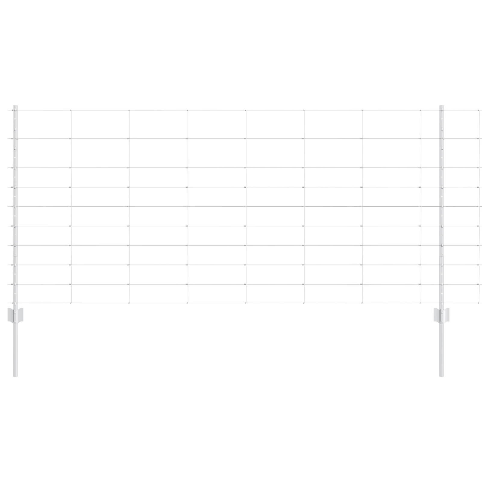 Fence Posts 22 pcs U-Channel 100 cm Galvanised Steel - Image 2