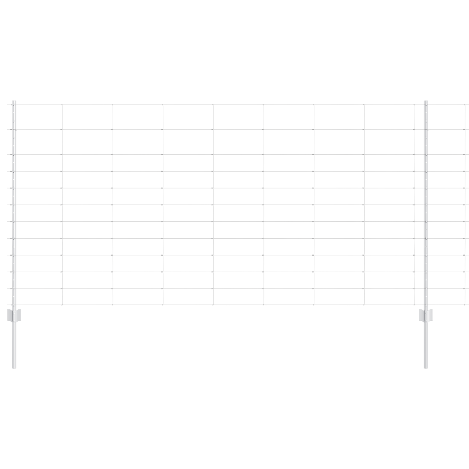 Fence Posts 22 pcs U-Channel 120 cm Galvanised Steel - Image 2