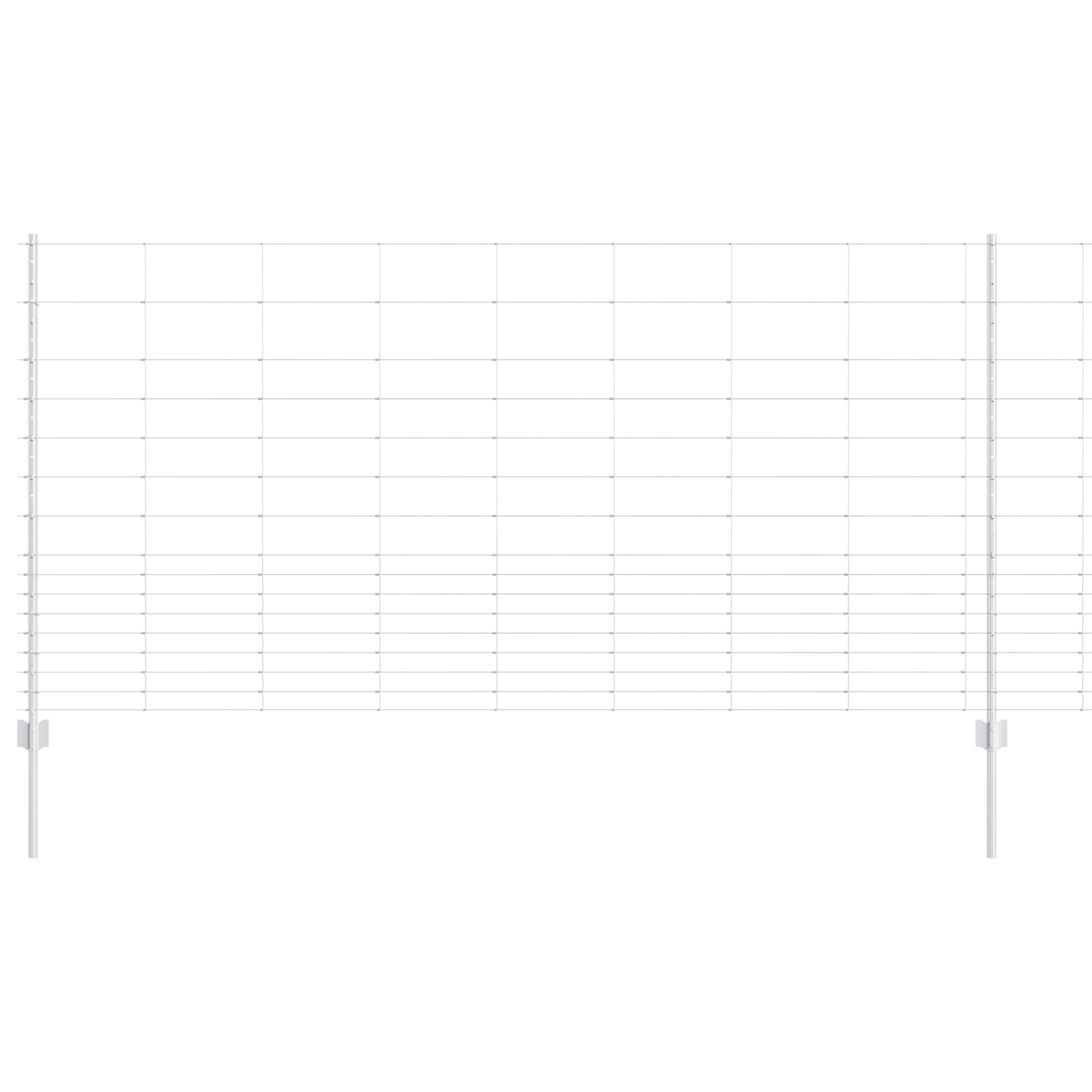 Fence Posts 22 pcs U-Channel 120 cm Galvanised Steel - Image 2