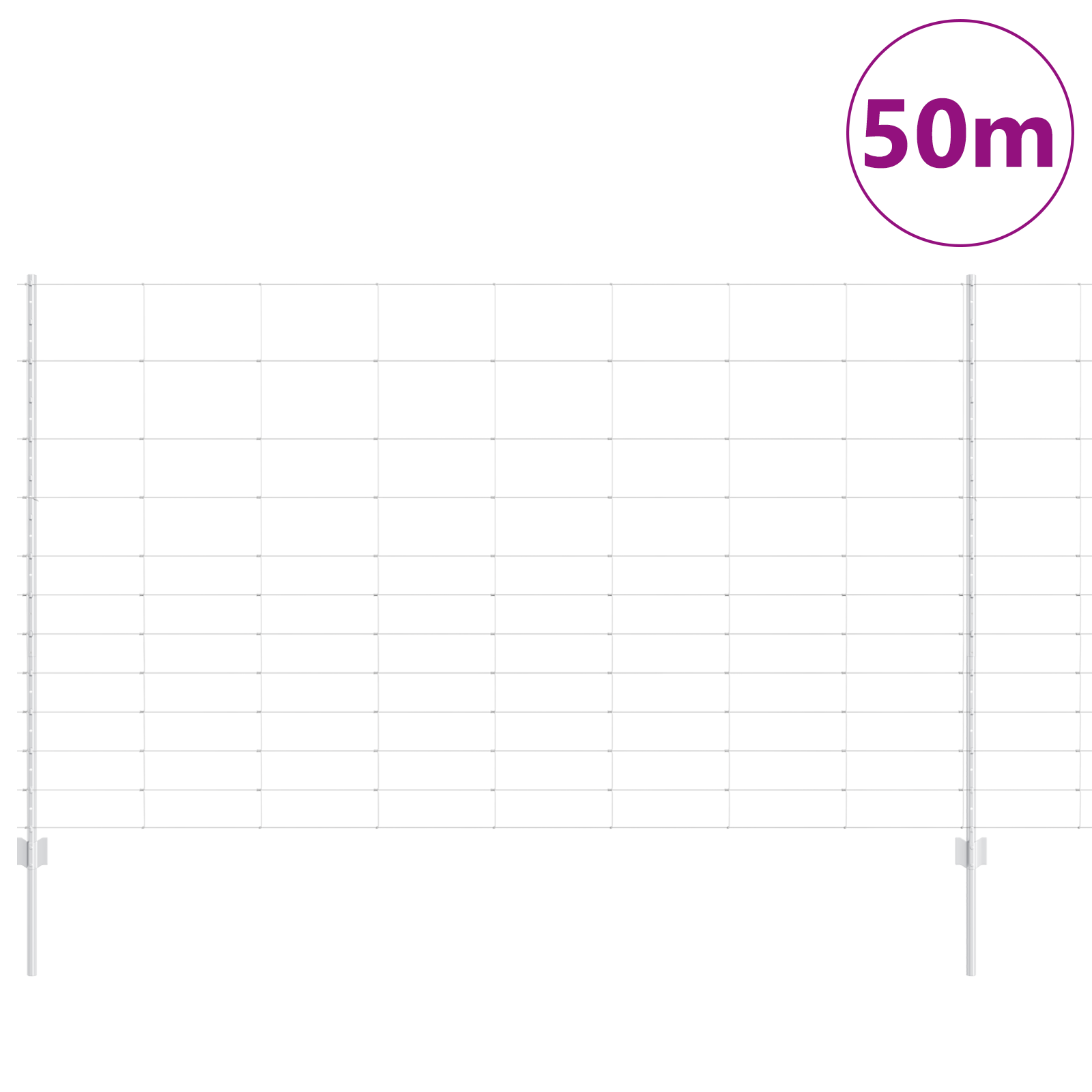 Fence Posts 22 pcs U-Channel 140 cm Galvanised Steel - Image 3