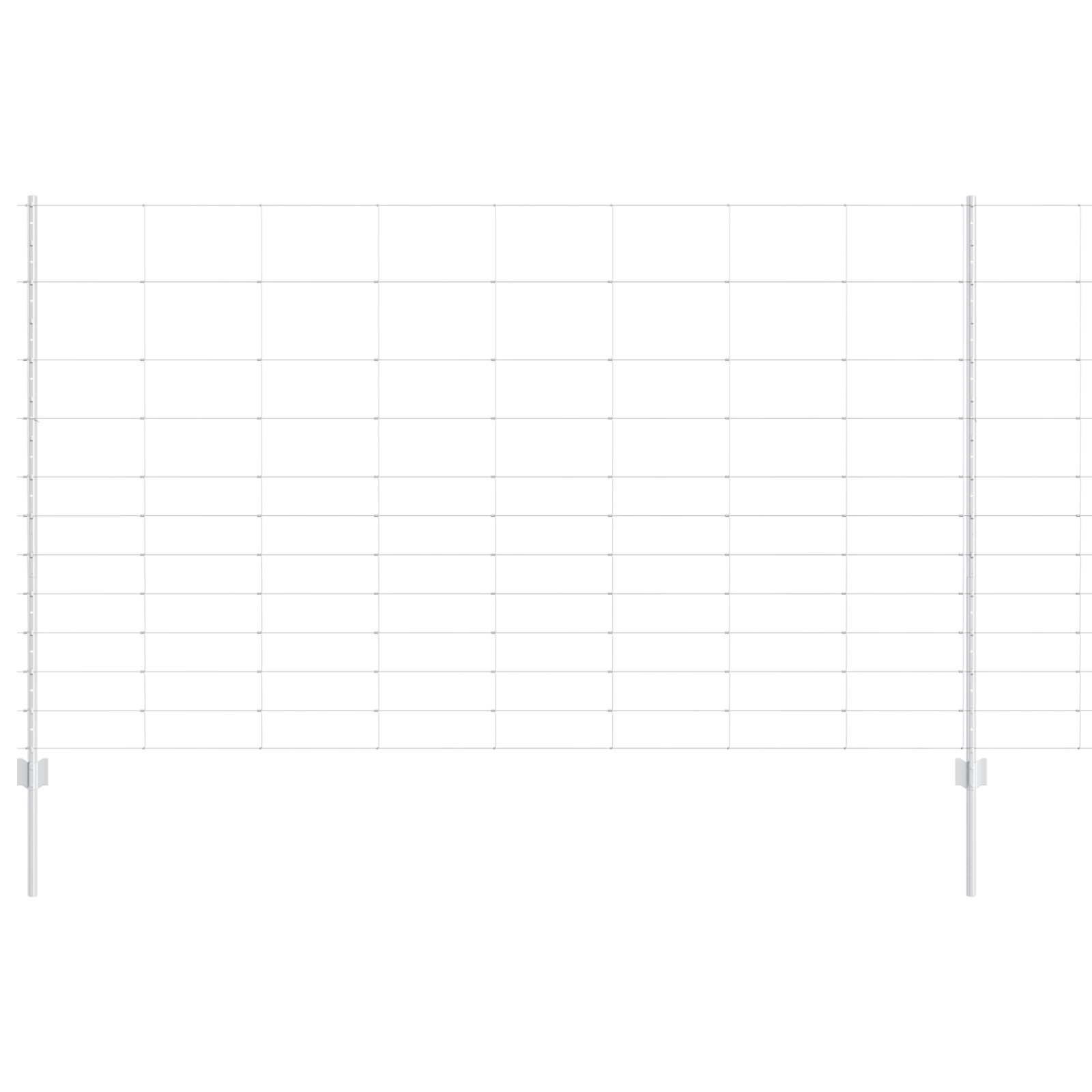 Fence Posts 22 pcs U-Channel 140 cm Galvanised Steel - Image 2