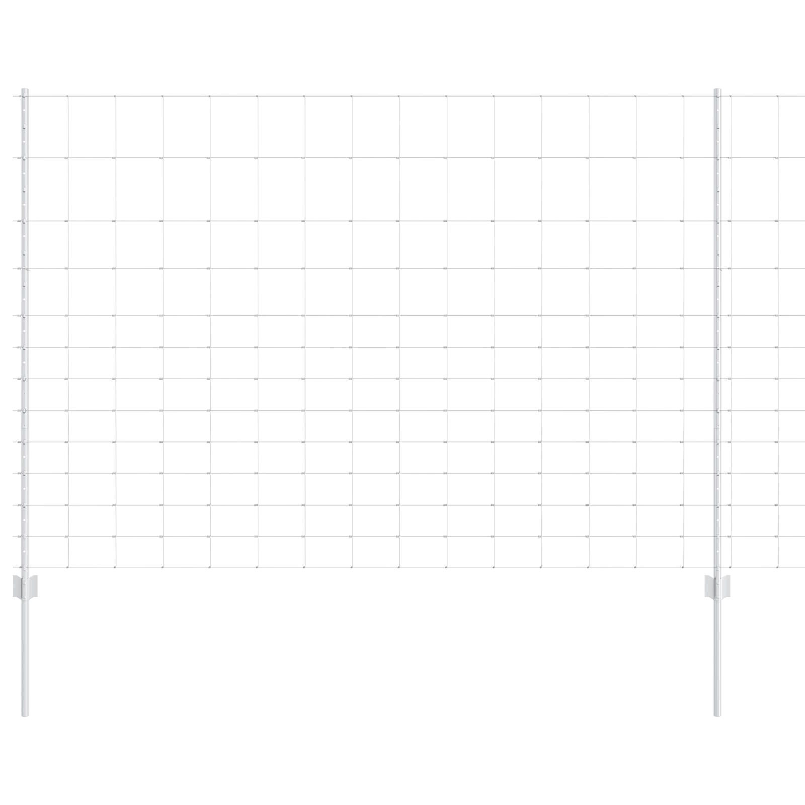 Fence Posts 22 pcs U-Channel 150 cm Galvanised Steel - Image 2